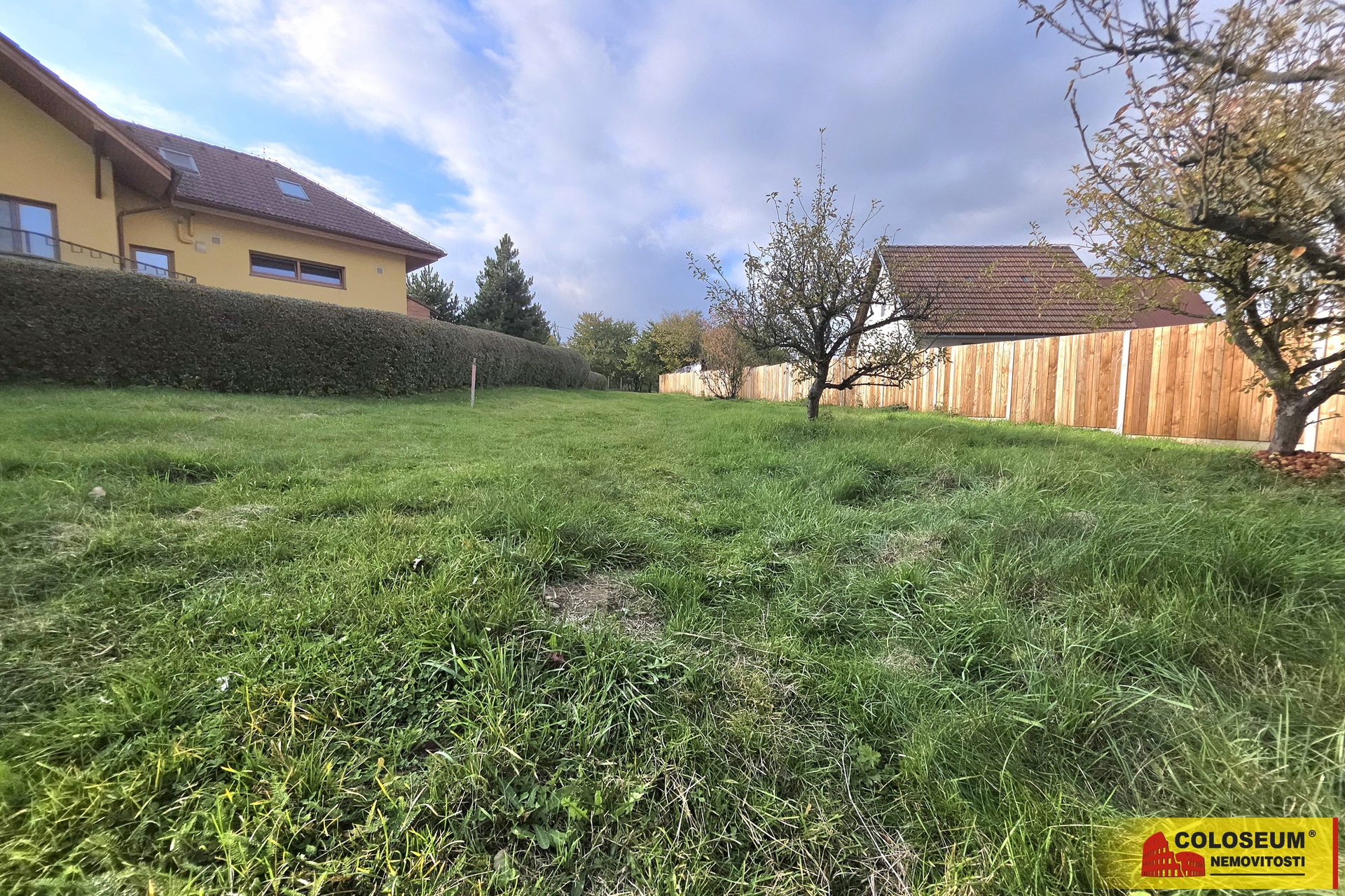 Pohled na zahradu - Lesní Hluboké - pronájem pozem
