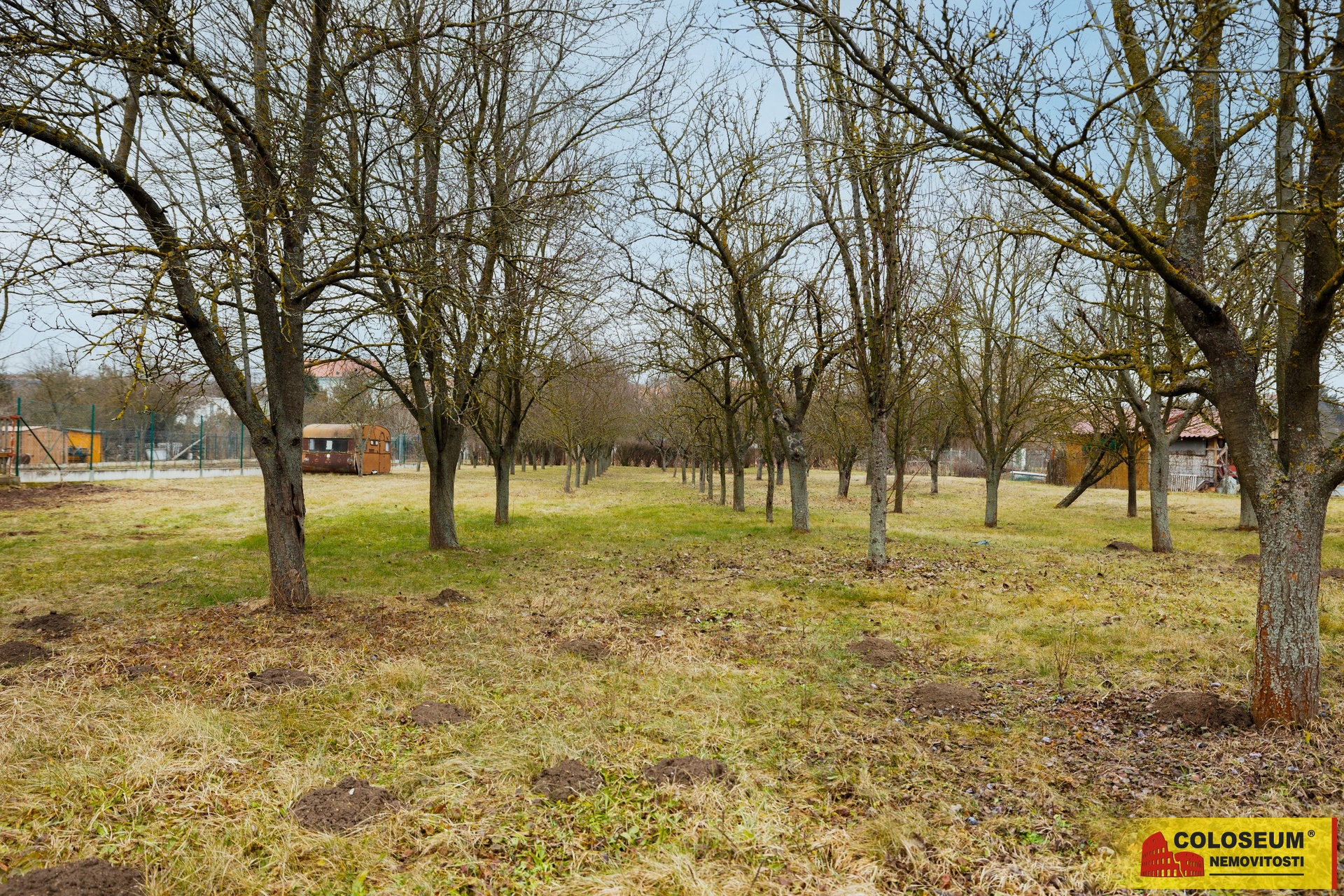Zahrada - pohled na pozemek - Valtice - Úvaly - prodej pozemku