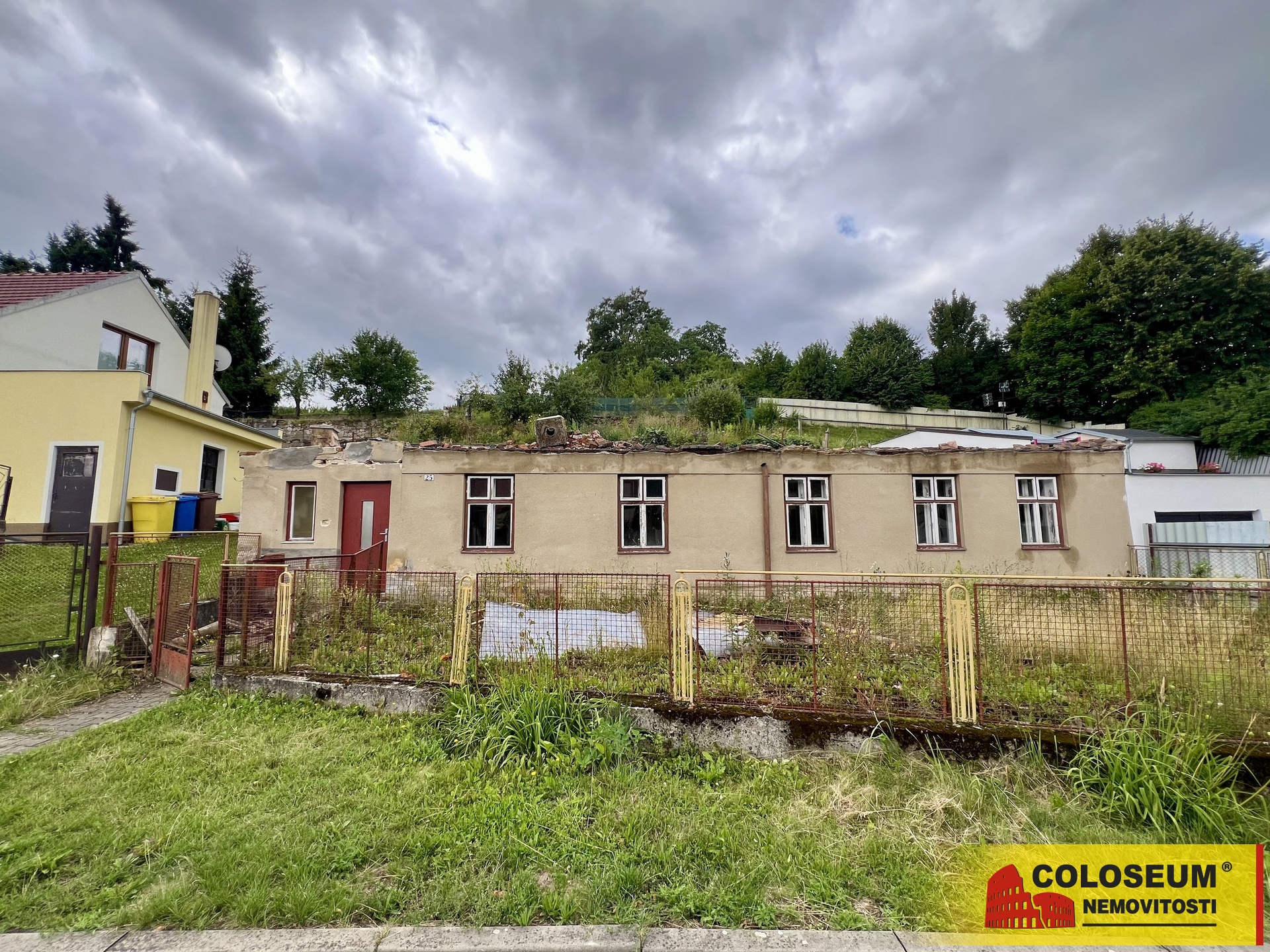 Pohled na stavbu - Babice u Rosic - prodej pozemku