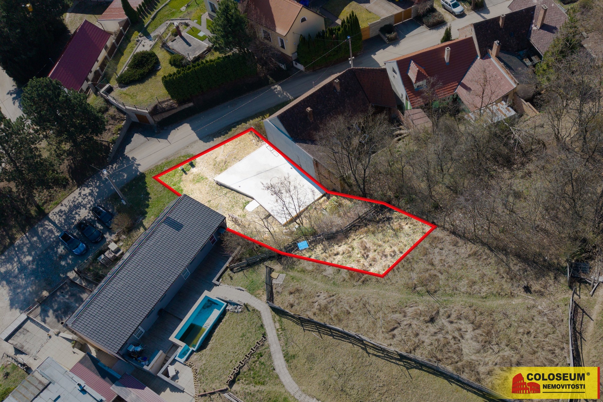 Dron - Klobouky u Brna - prodej pozemku