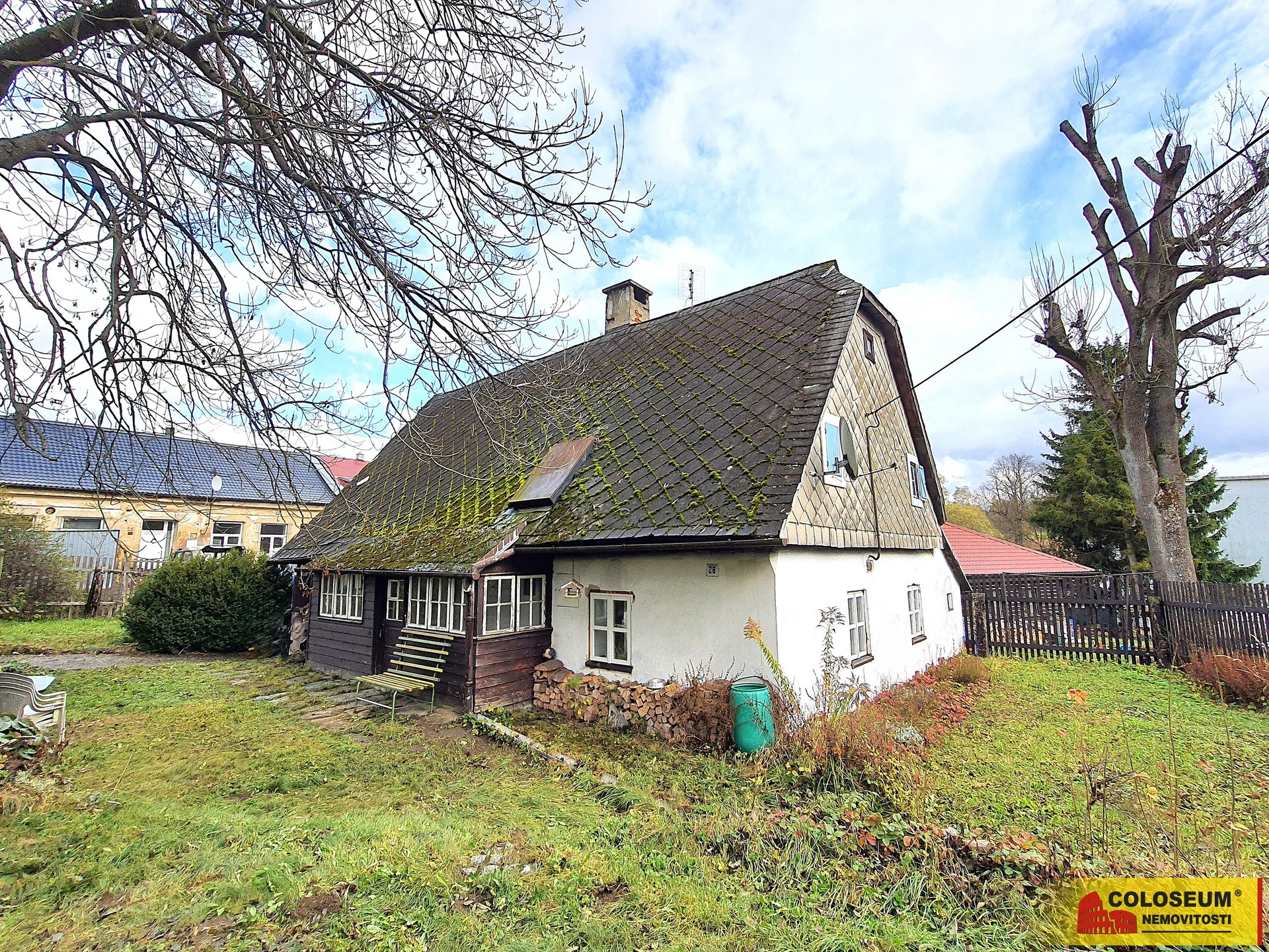 Pohled ze zahrady - Moravský beroun - Ondrášov - prodej rodinného domu