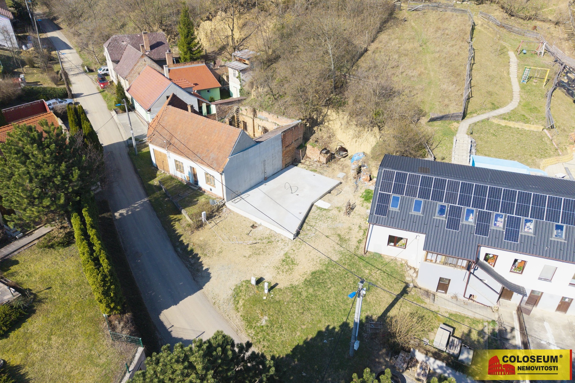 Dron - Klobouky u Brna - prodej pozemku