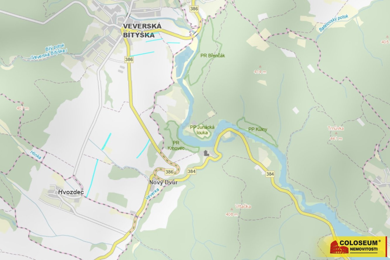 Pozemek Veverská Bítýška - prodej pozemku