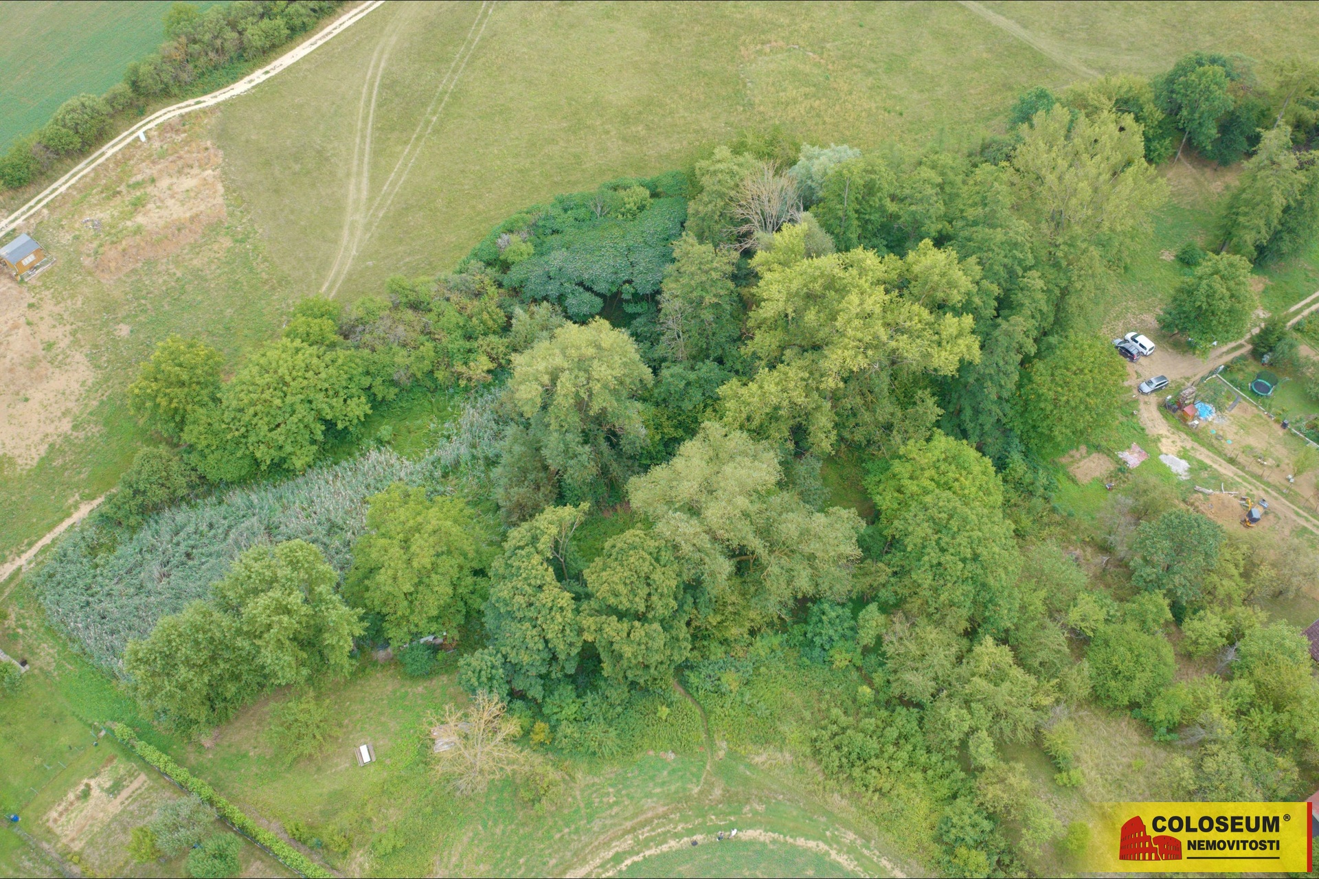 Záběr z  dronu – Uherský Brod – prodej pozemku