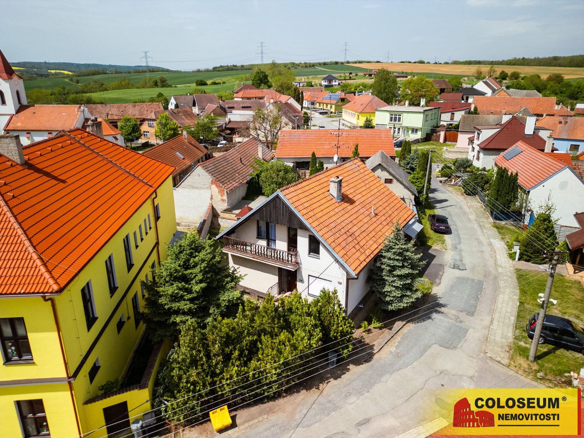 Pohled na dům - RD Rybníky - prodej rodinného domu