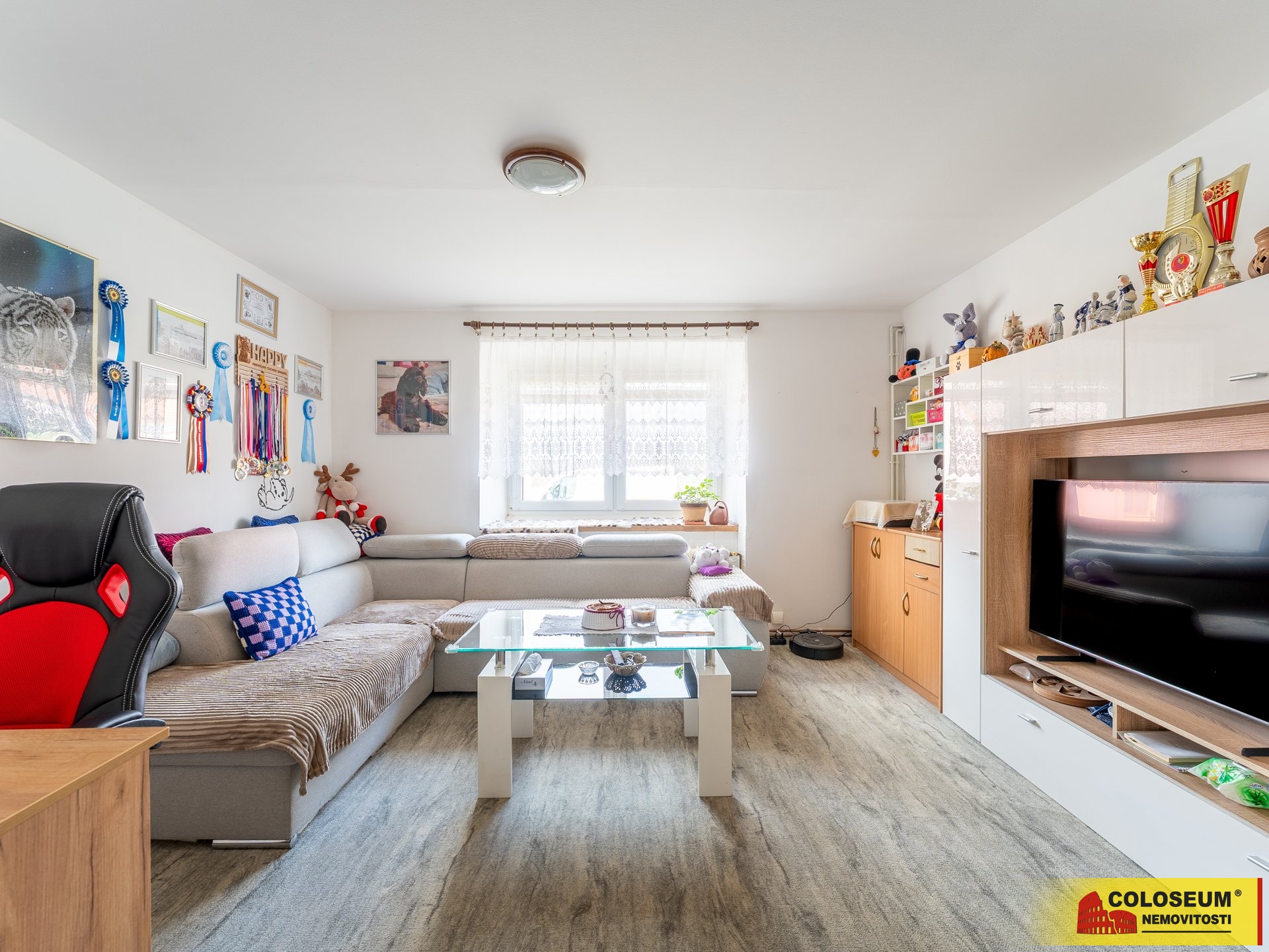 Obývací pokoj - RD Božice - prodej rodinného domu