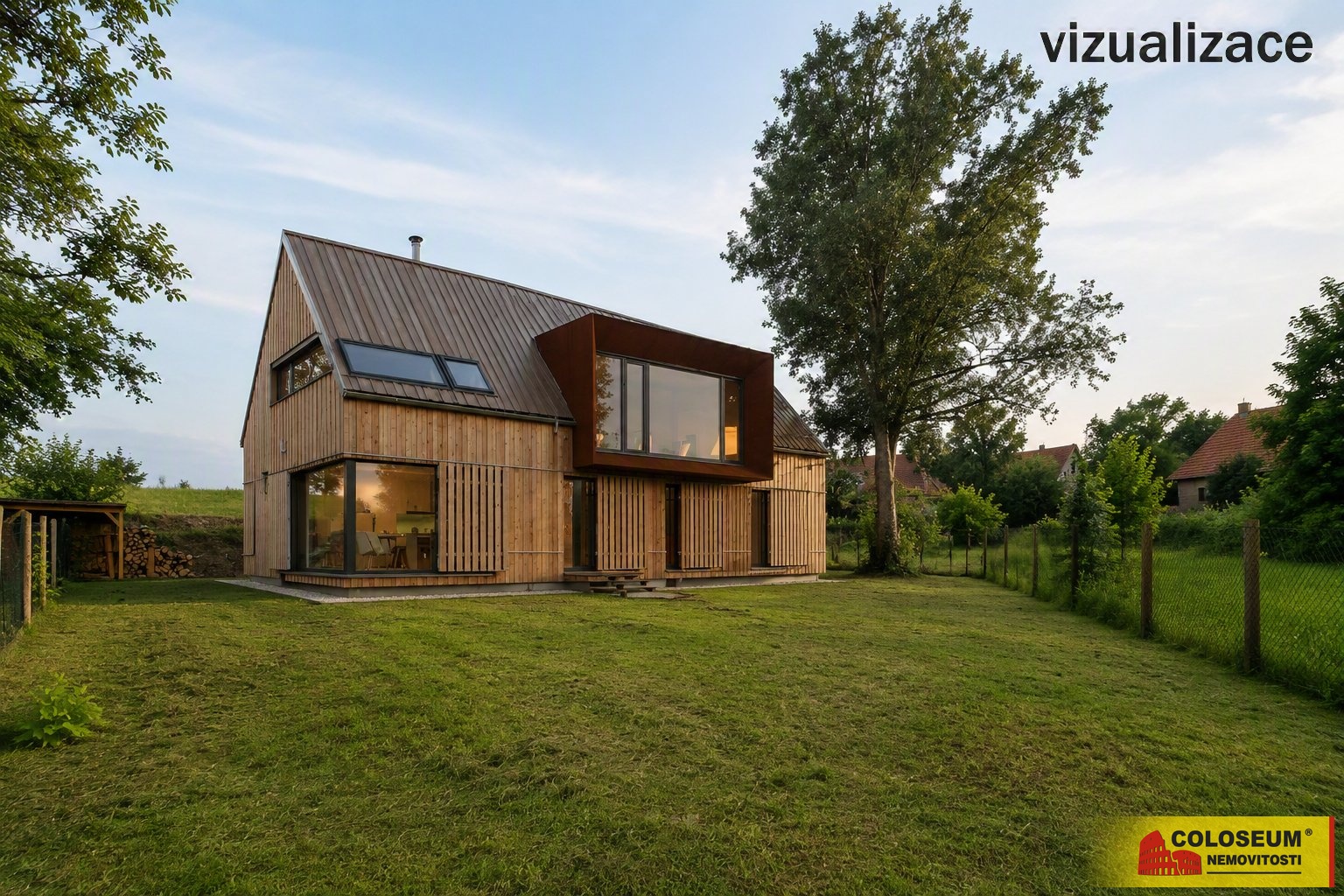 Vizualizace – Telnice – prodej pozemku