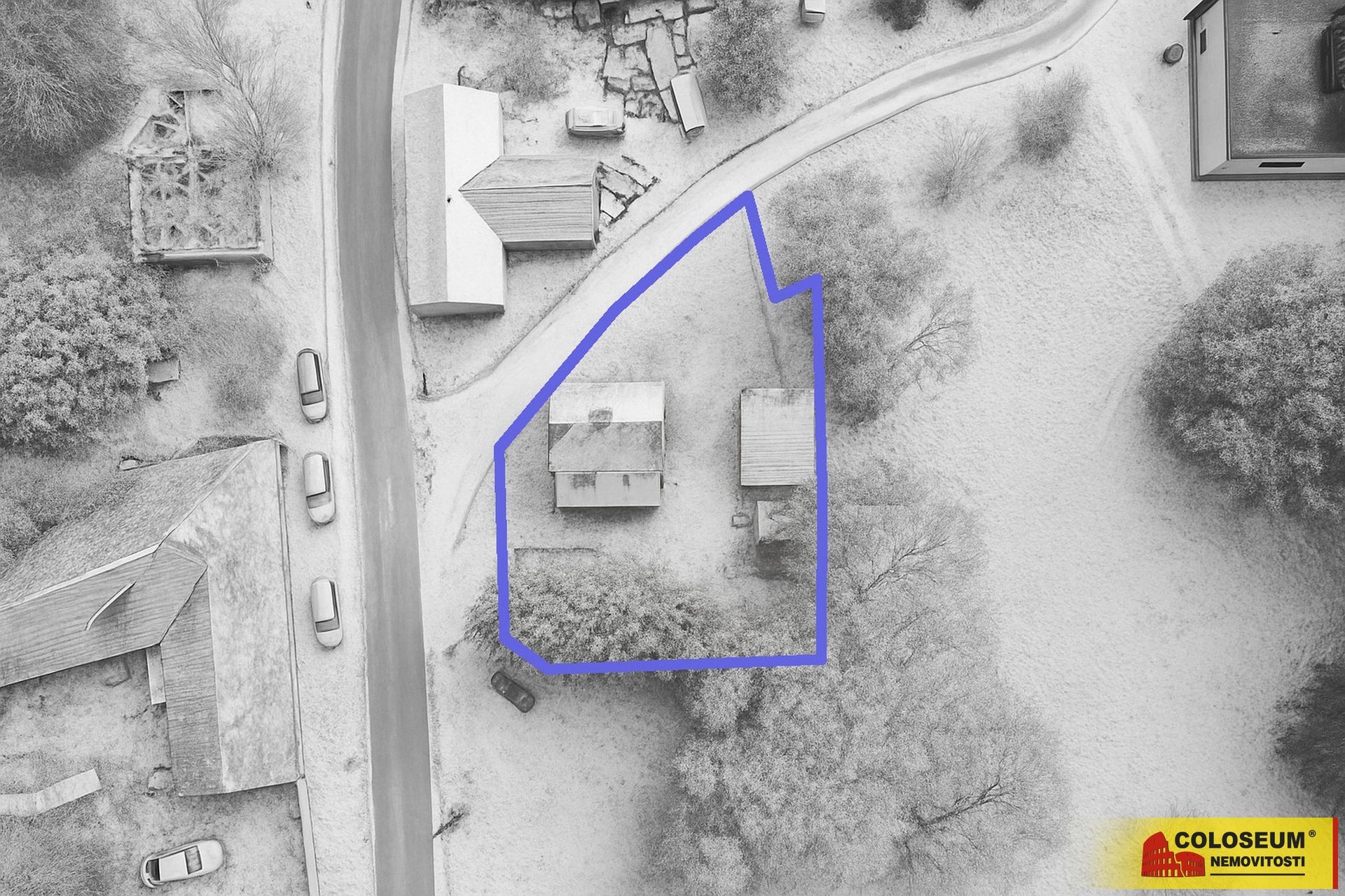 Zimní obrys – Dešná - Rancířov – prodej chalupy