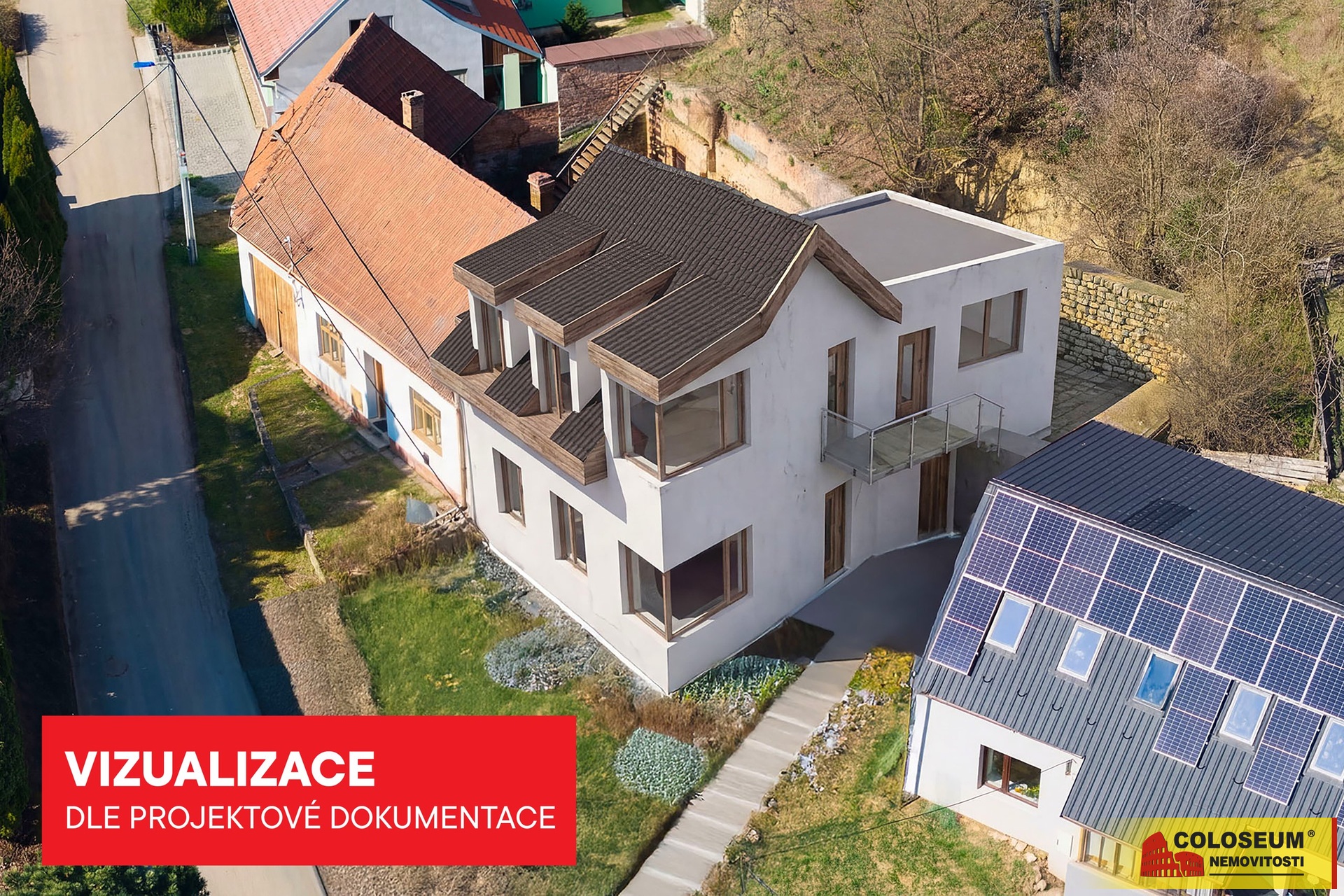 Vizualizace - Klobouky u Brna - prodej pozemku