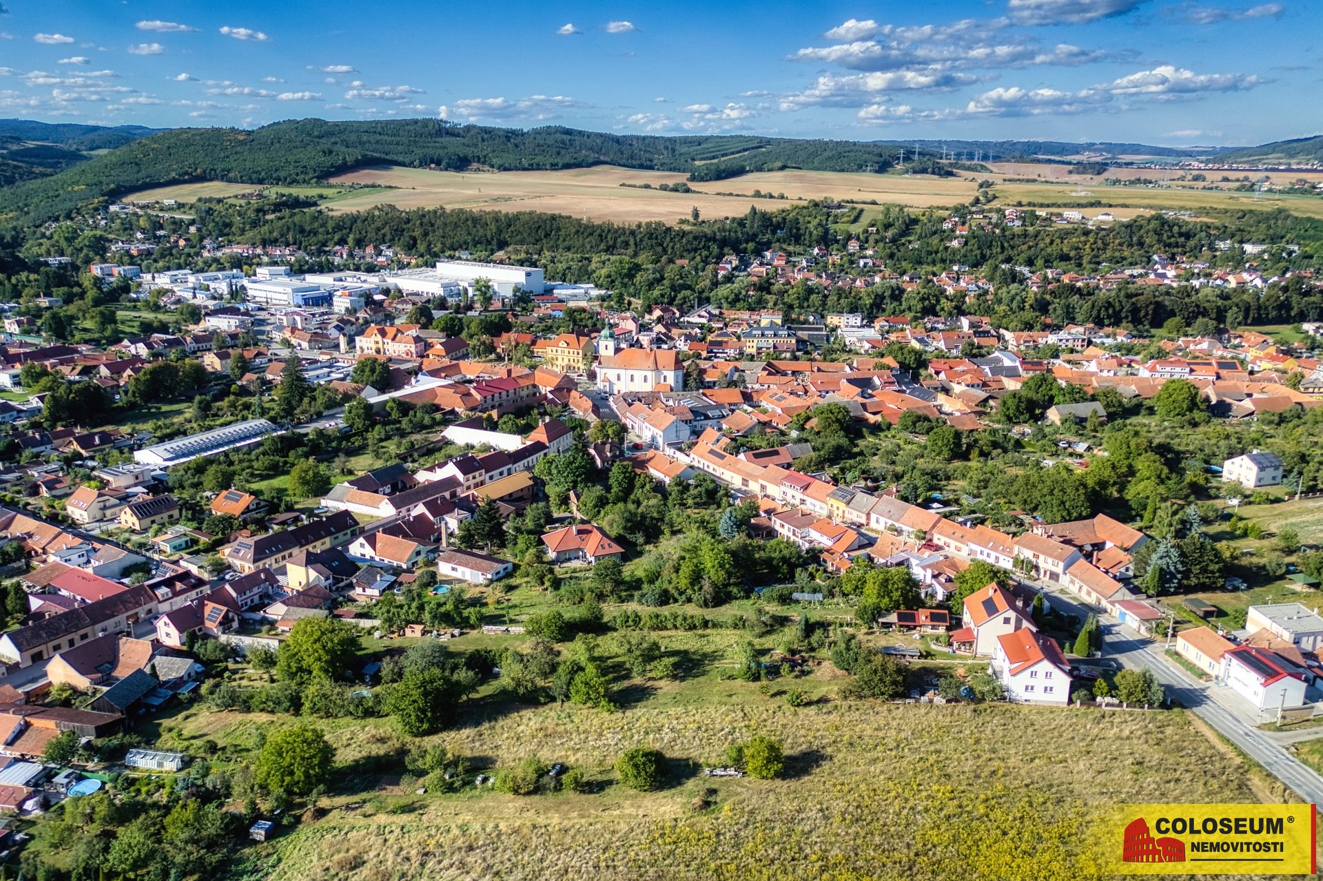 Pohled na město - Veverská Bítýška - prodej pozemk