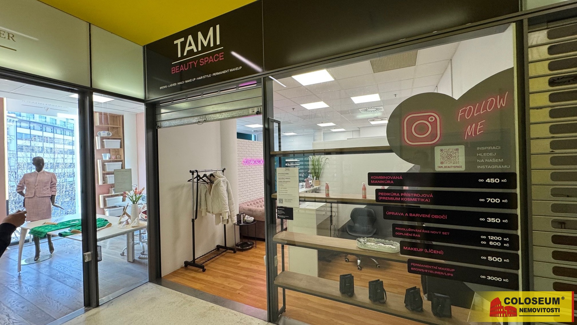 Pohled z chodby - Brno - město - pronájem komerce