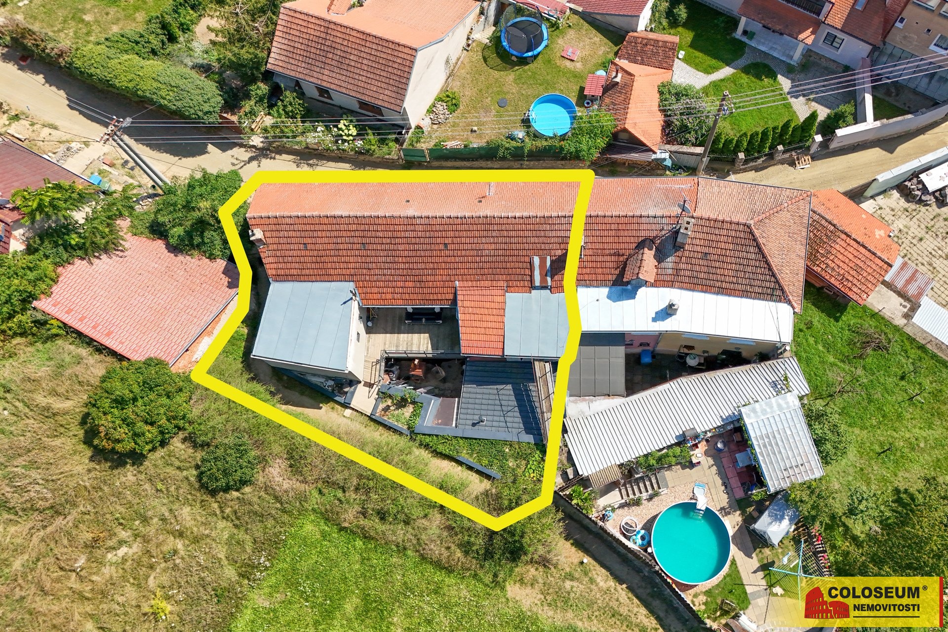 Pohled na dům – Dolní Kounice – bytový dům