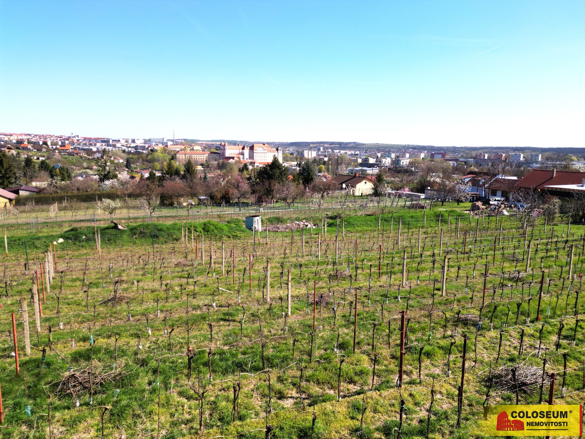 Celkový pohled - Sedlešovice - prodej pozemku