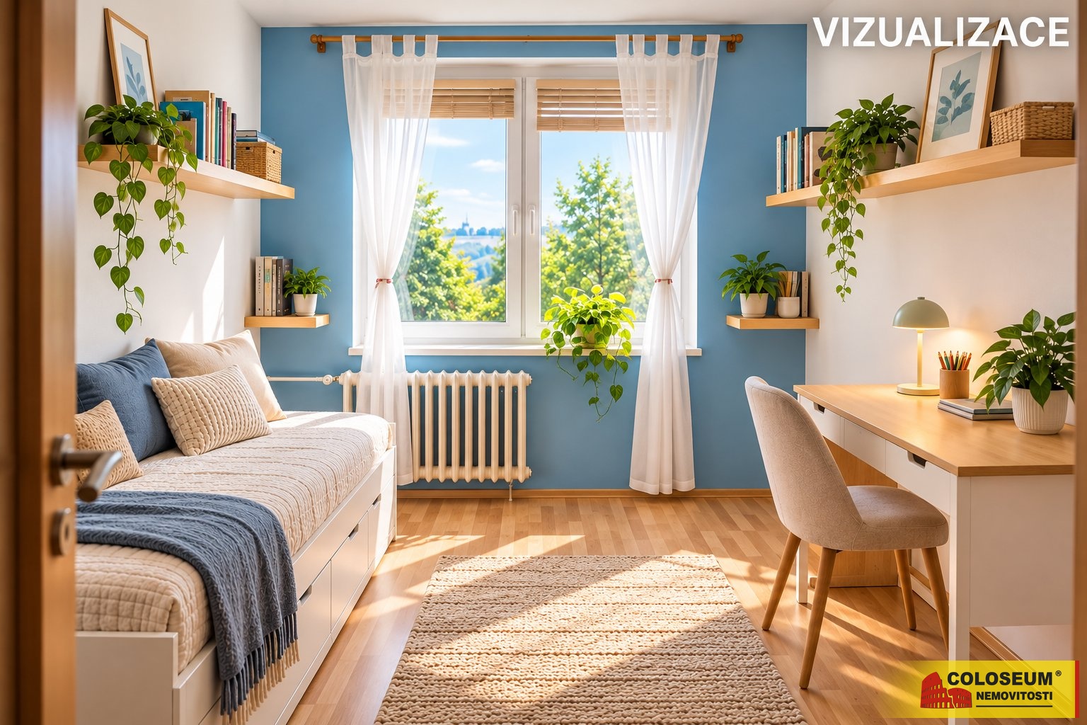 Vizualizace dětského pokoje - Brno - Židenice - pr