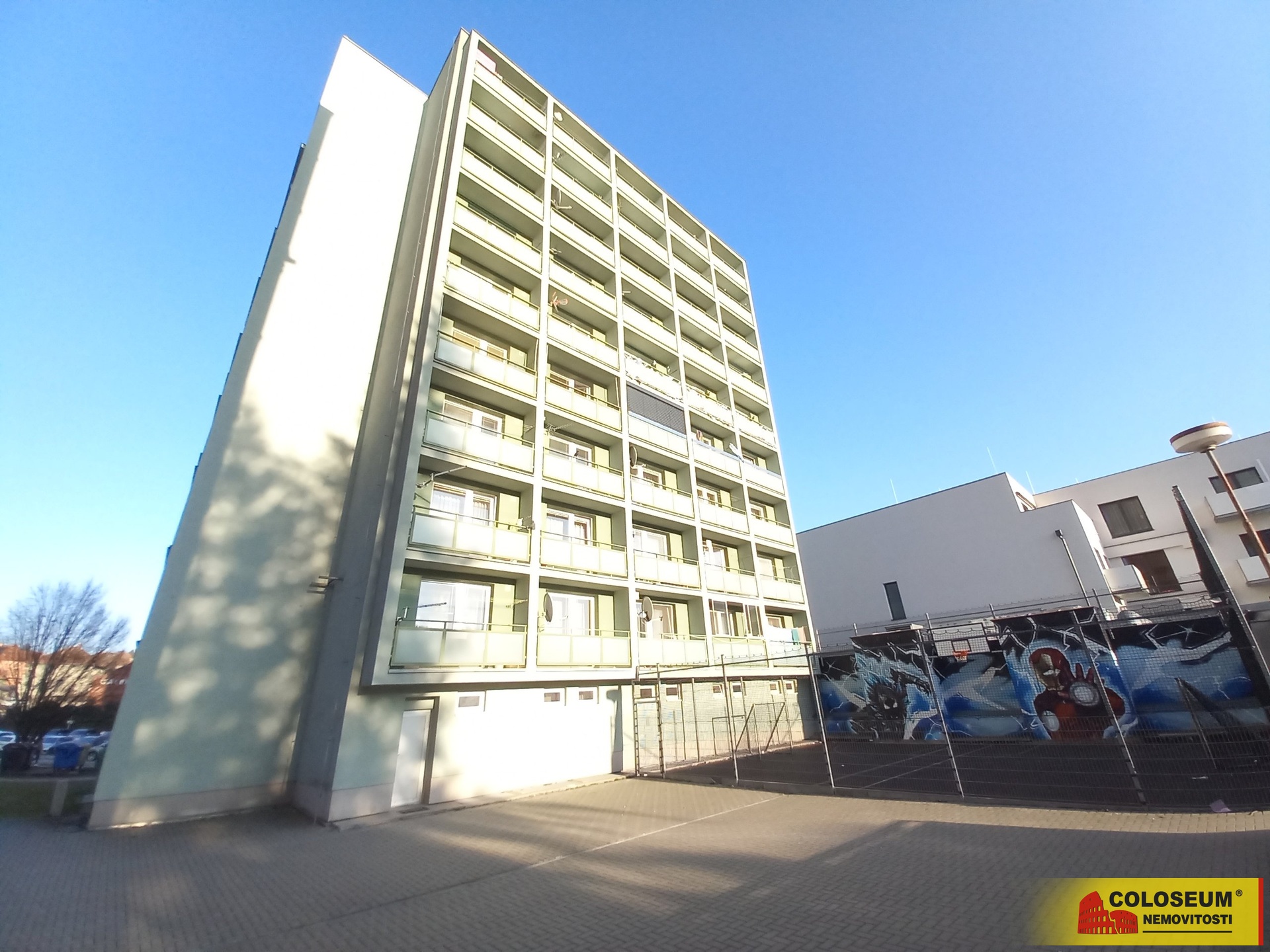 Pohled na dům – Blansko – prodej bytu