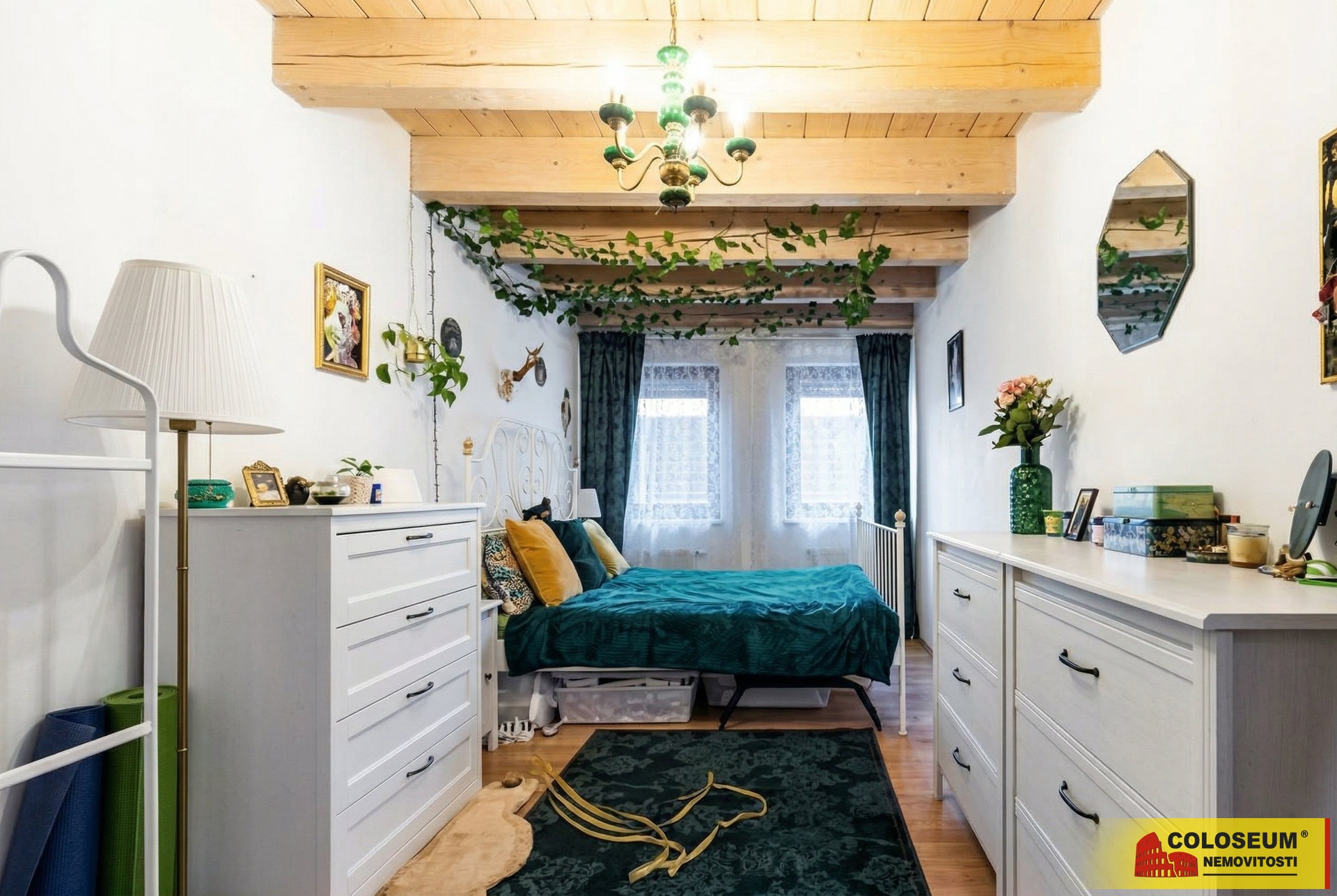 Ložnice - Brno - Šlapanice - pronájem bytu 4+kk