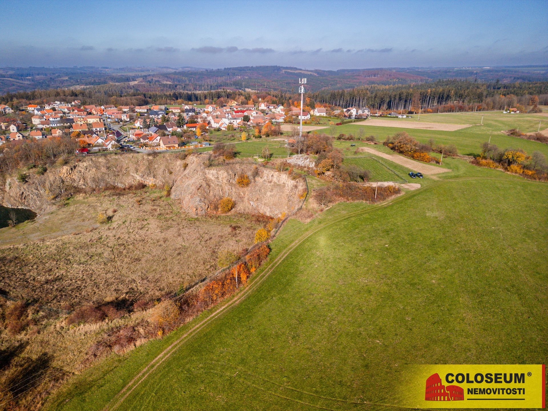 Pohled z dronu – Šošůvka - prodej pozemku