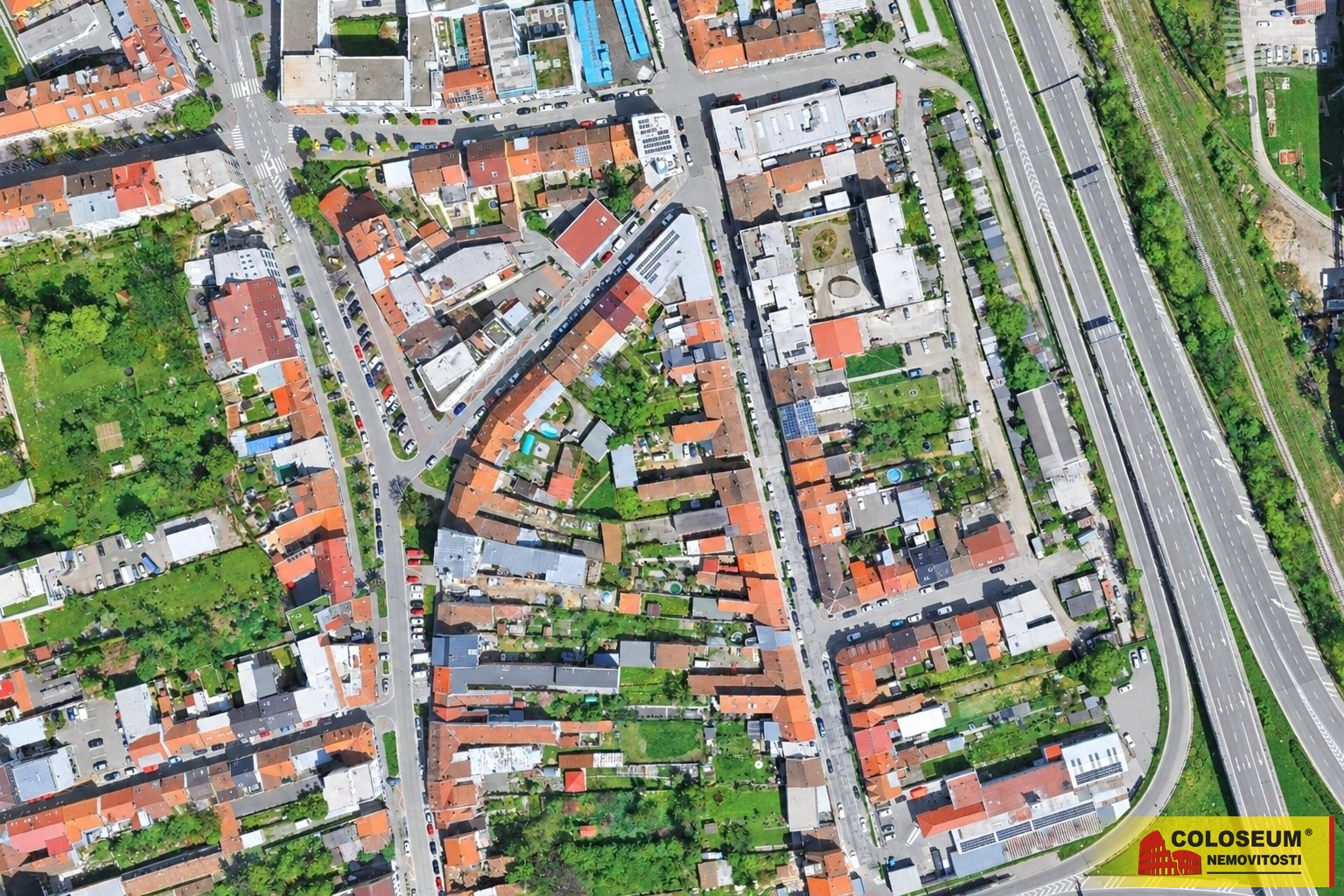 Pohled na garáž – Brno – Královo Pole - prodej gar