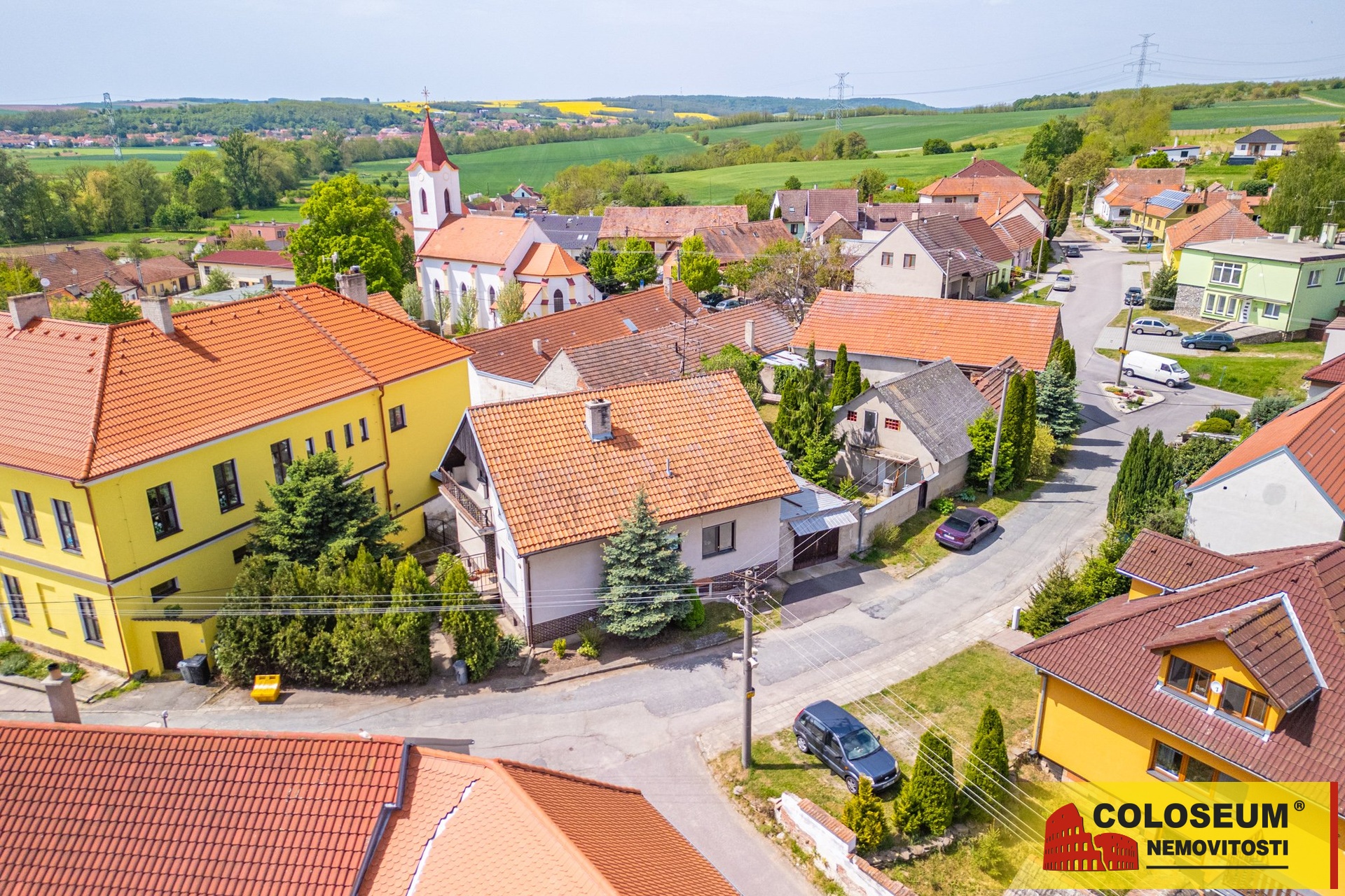 Pohled na dům - RD Rybníky - prodej rodinného domu