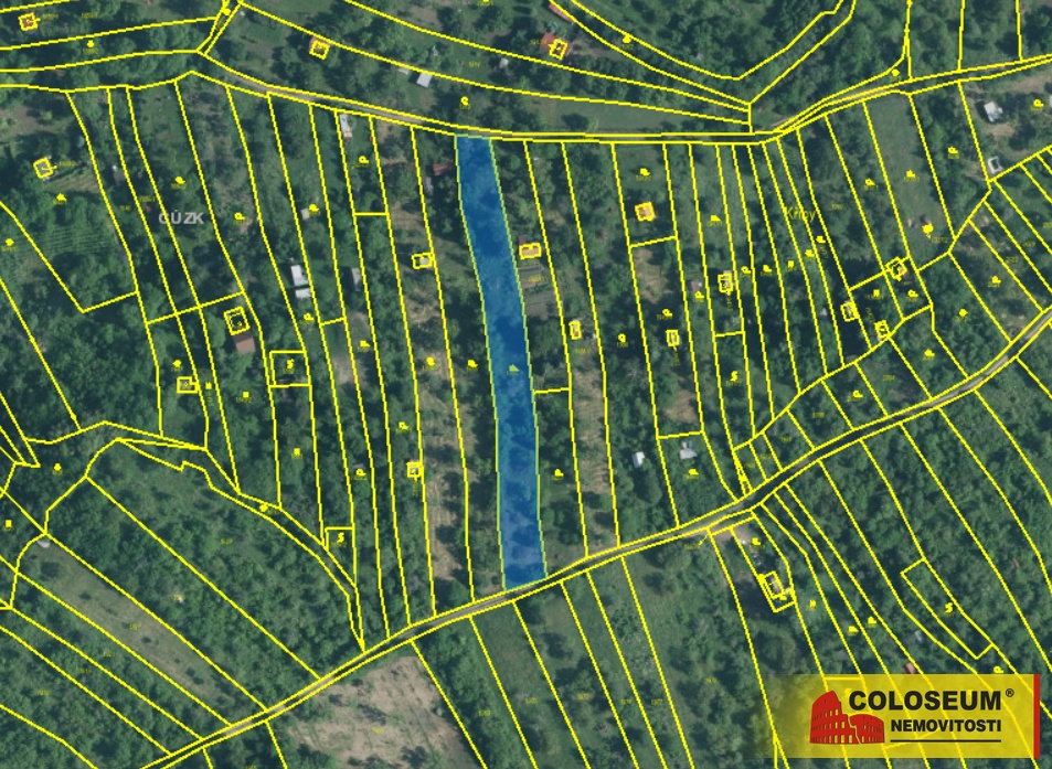 Katastrální mapa - Židlochovice - prodej pozemku -