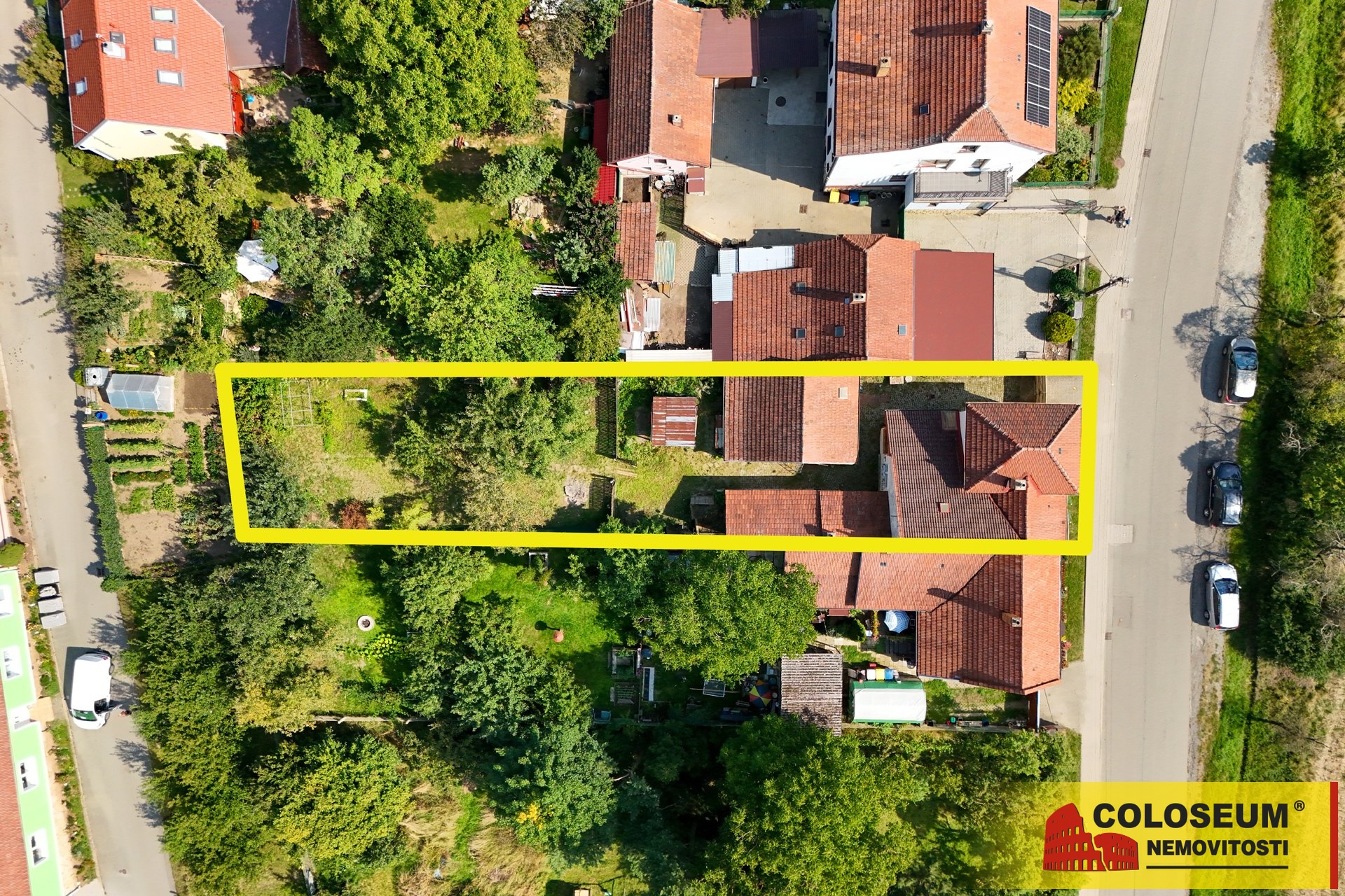 Pohled z dronu – Vísky u Letovic – prodej domu