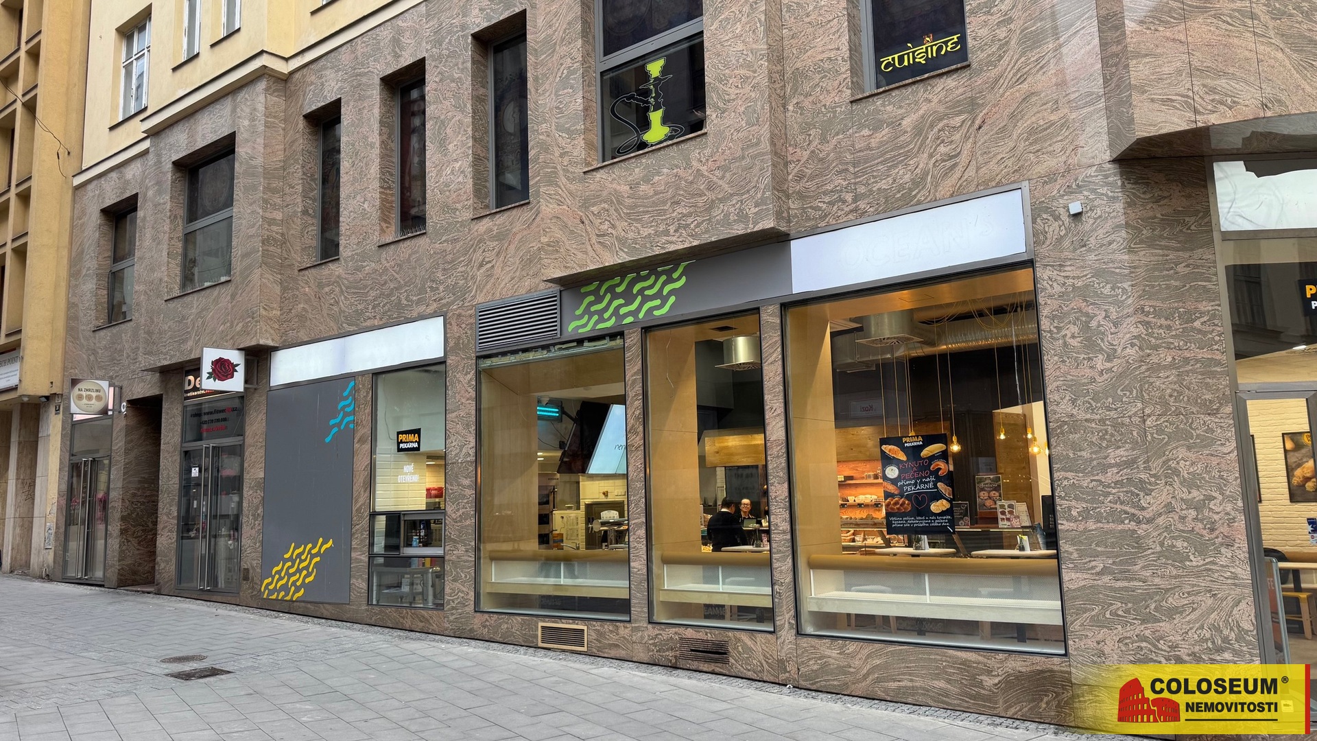 pohled z ulice - Brno - pronájem komerce