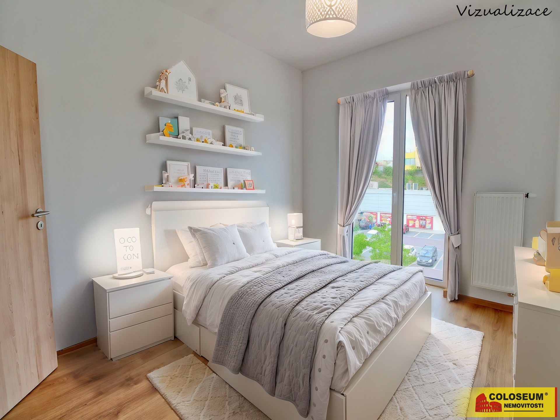 Vizualizace dětský pokoj - Znojmo - pronájem bytu