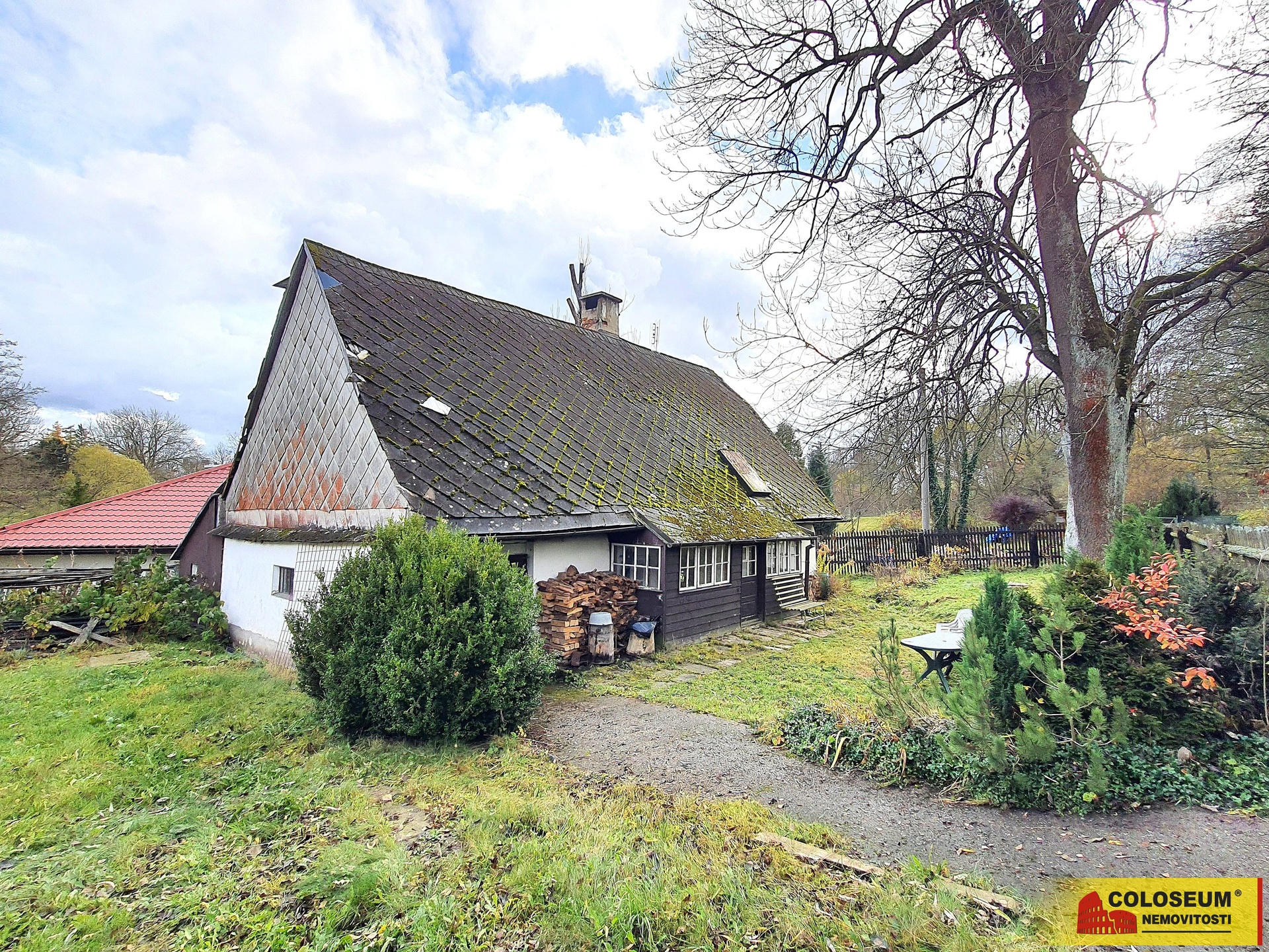 Pohled na chalupu - Moravský beroun - Ondrášov - prodej rodinného domu