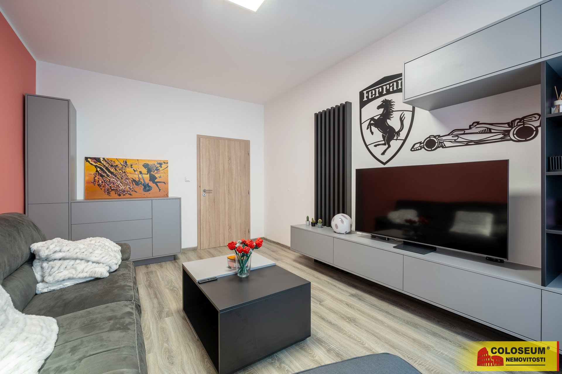 Obývací pokoj - Brno - Ponava - prodej bytu