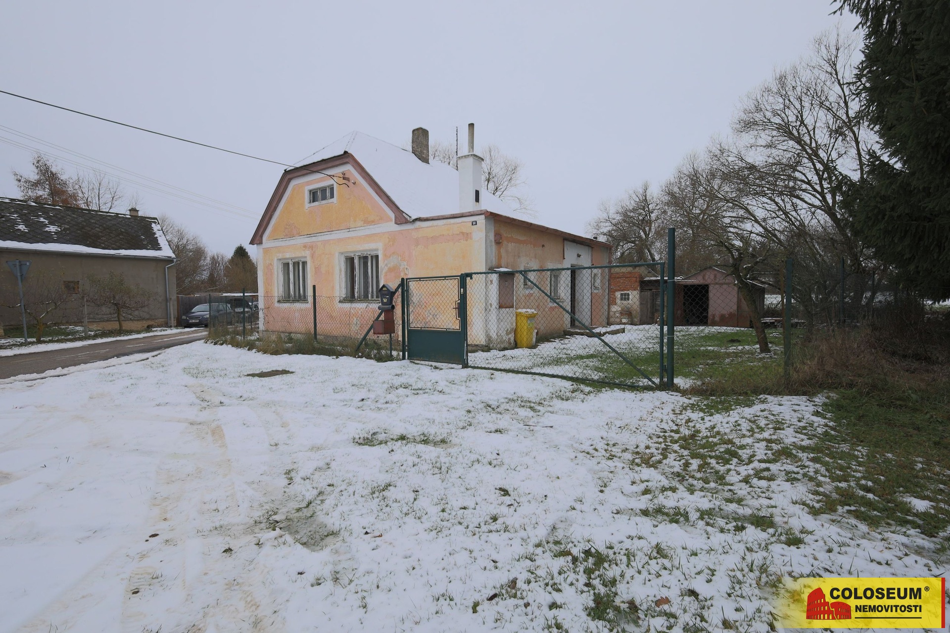 Pohled na dům – Dešná - Rancířov – prodej chalupy