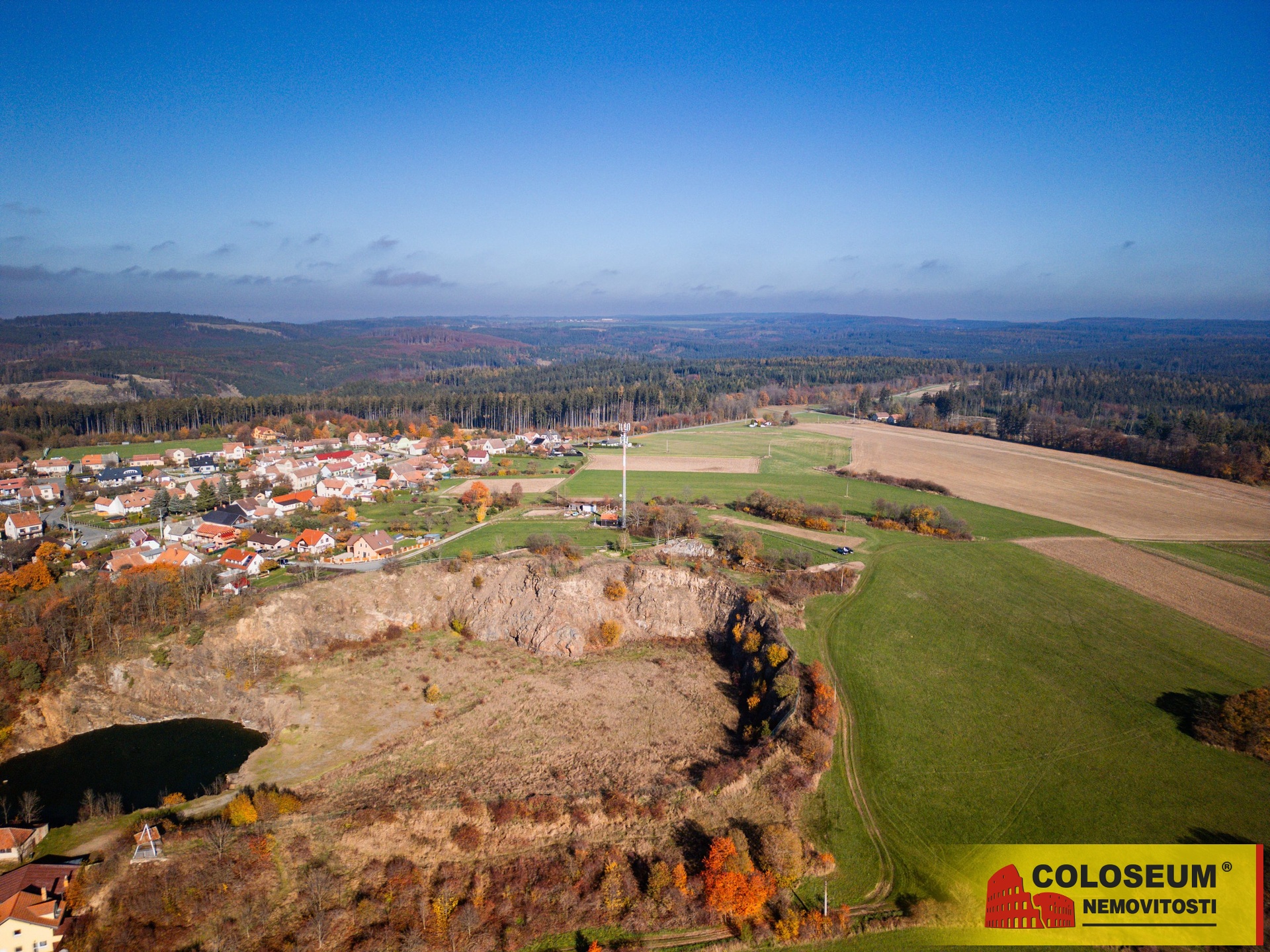 Pohled z dronu – Šošůvka - prodej pozemku