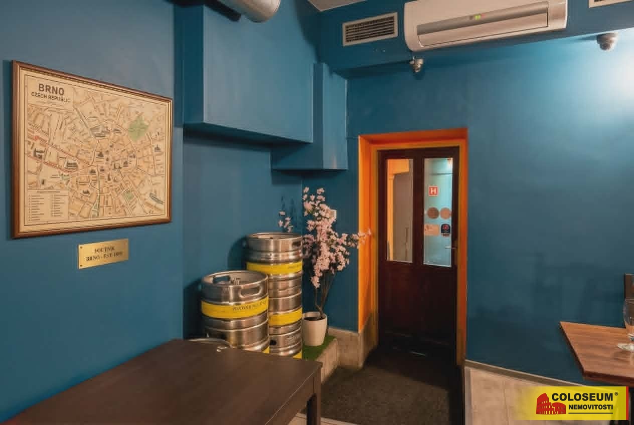 Vstup do restaurace – Brno – střed – pronájem obchodního prostoru