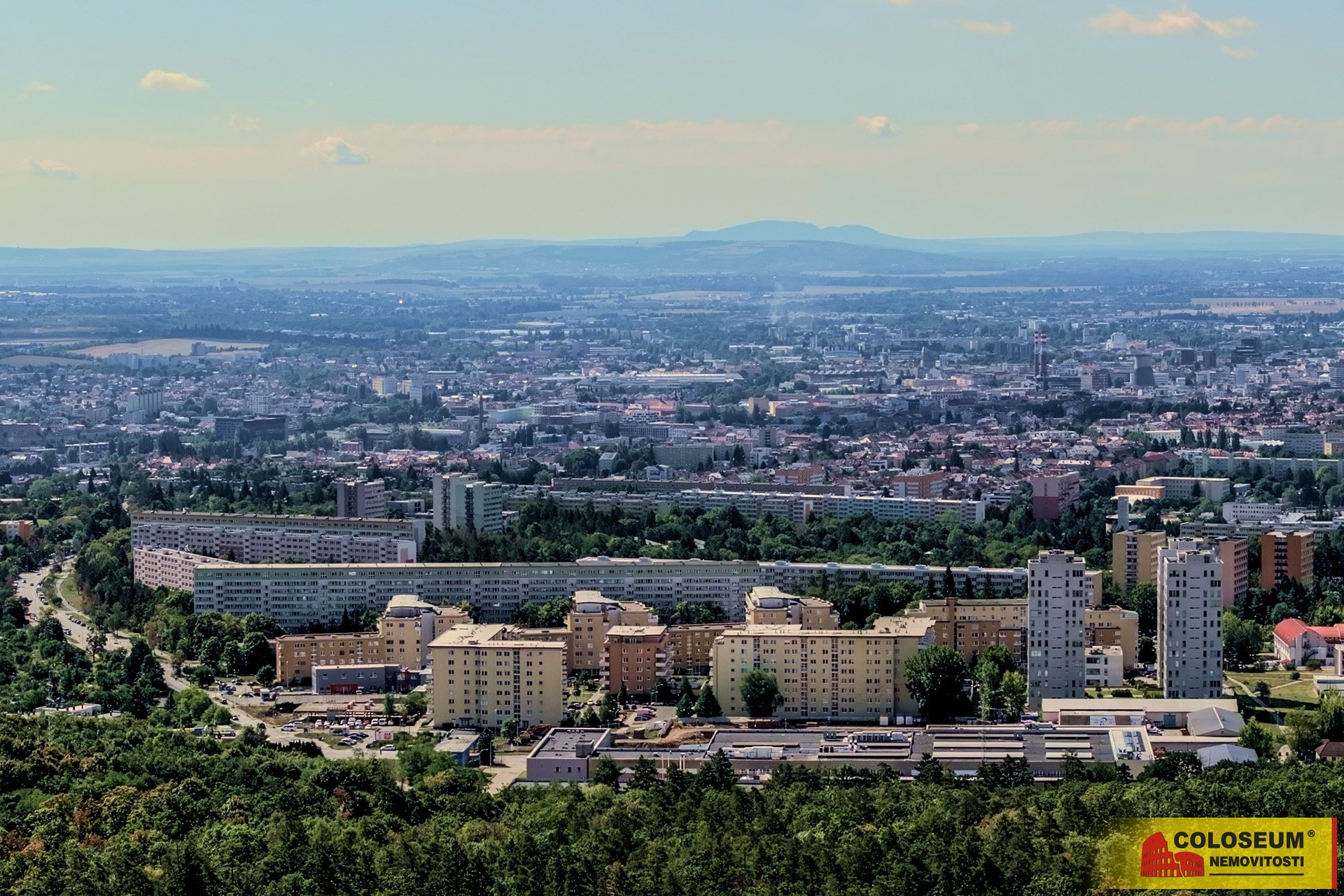 panoramatický výhled - Brno Lesná - prodej bytu