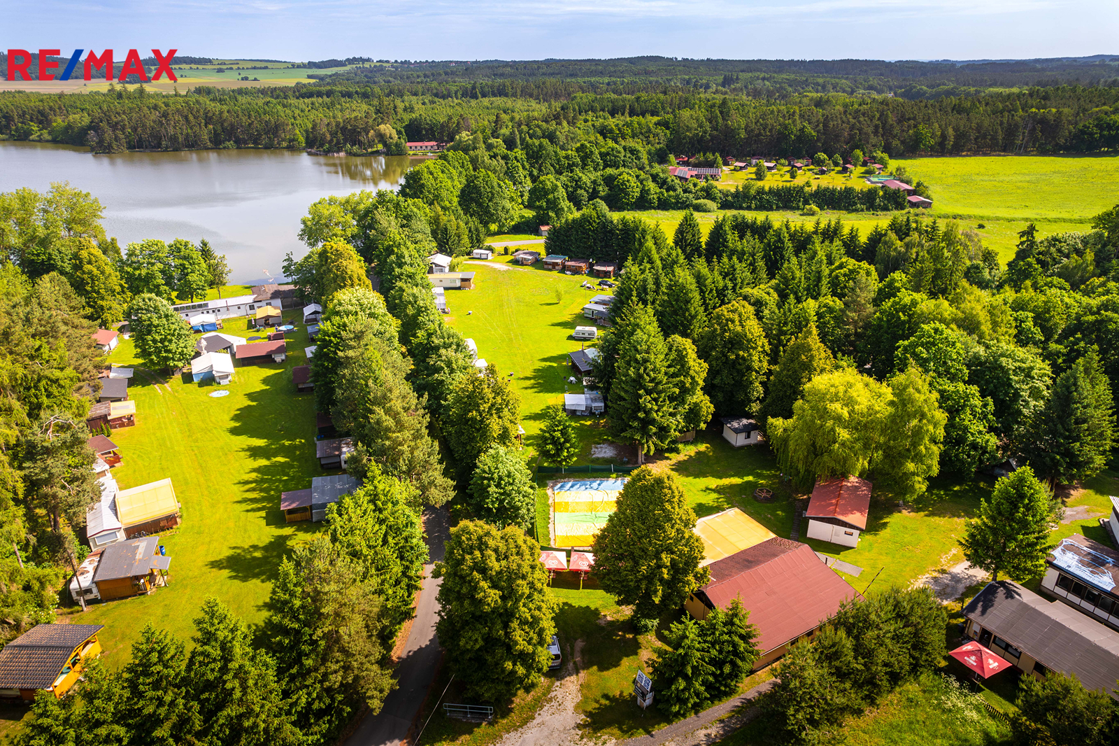 Letecký pohled.