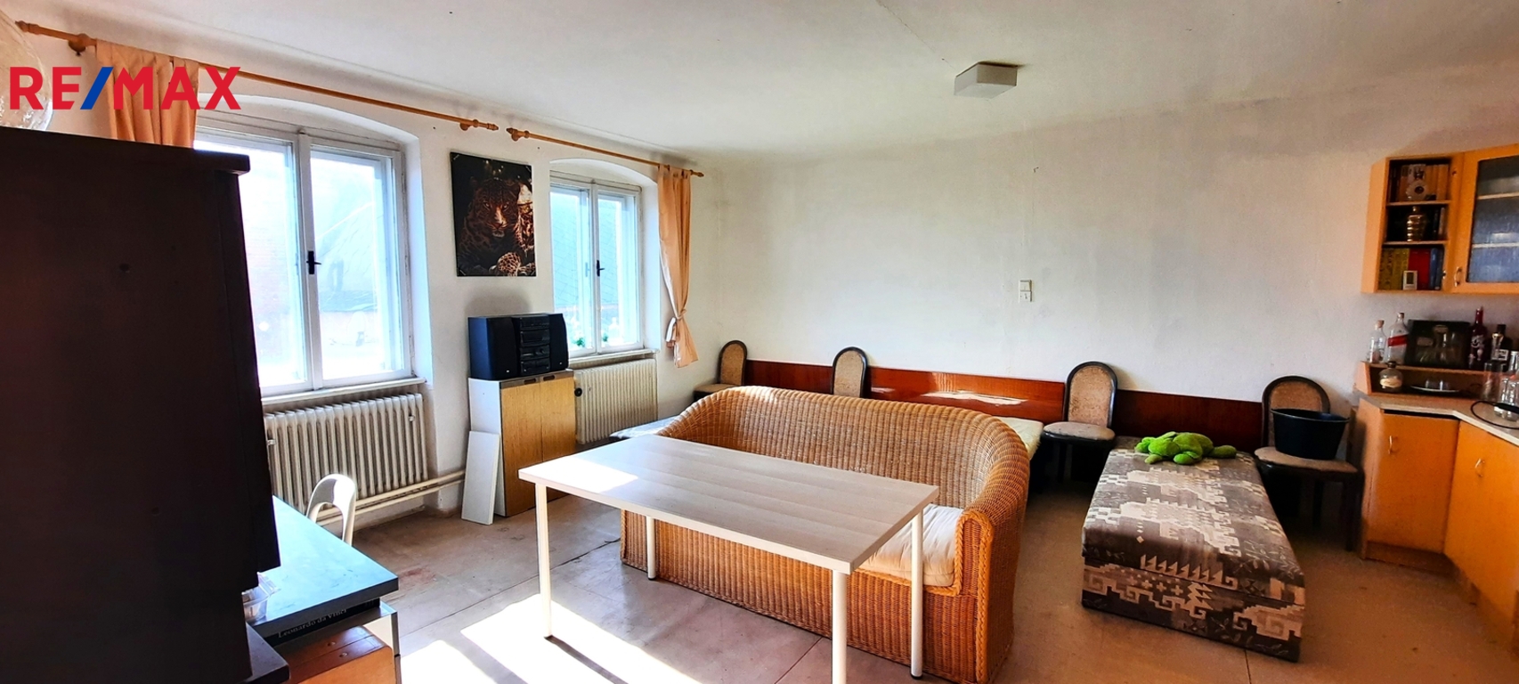 apartmán směrem do zahrady