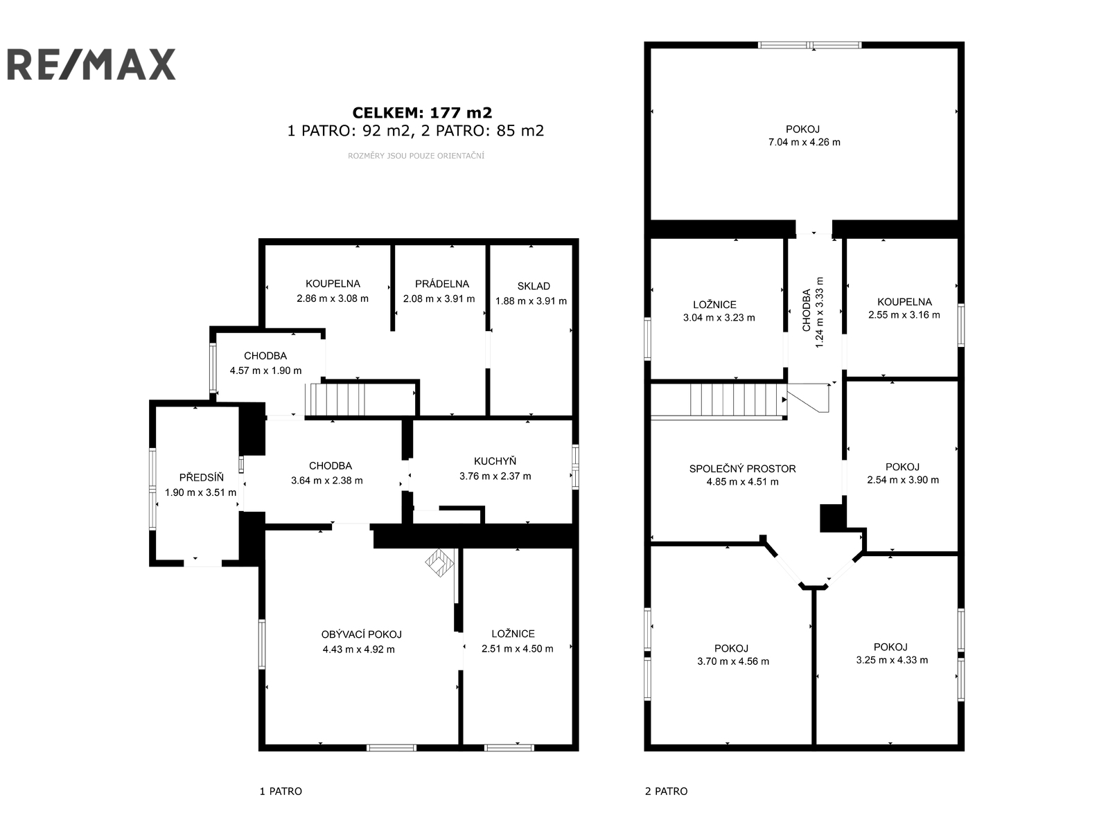 orientační půdorys