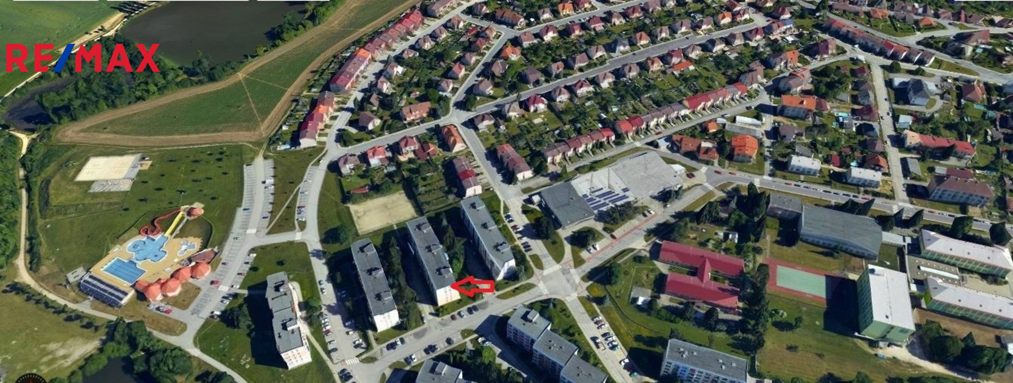 lokace domu ve městě Dačice