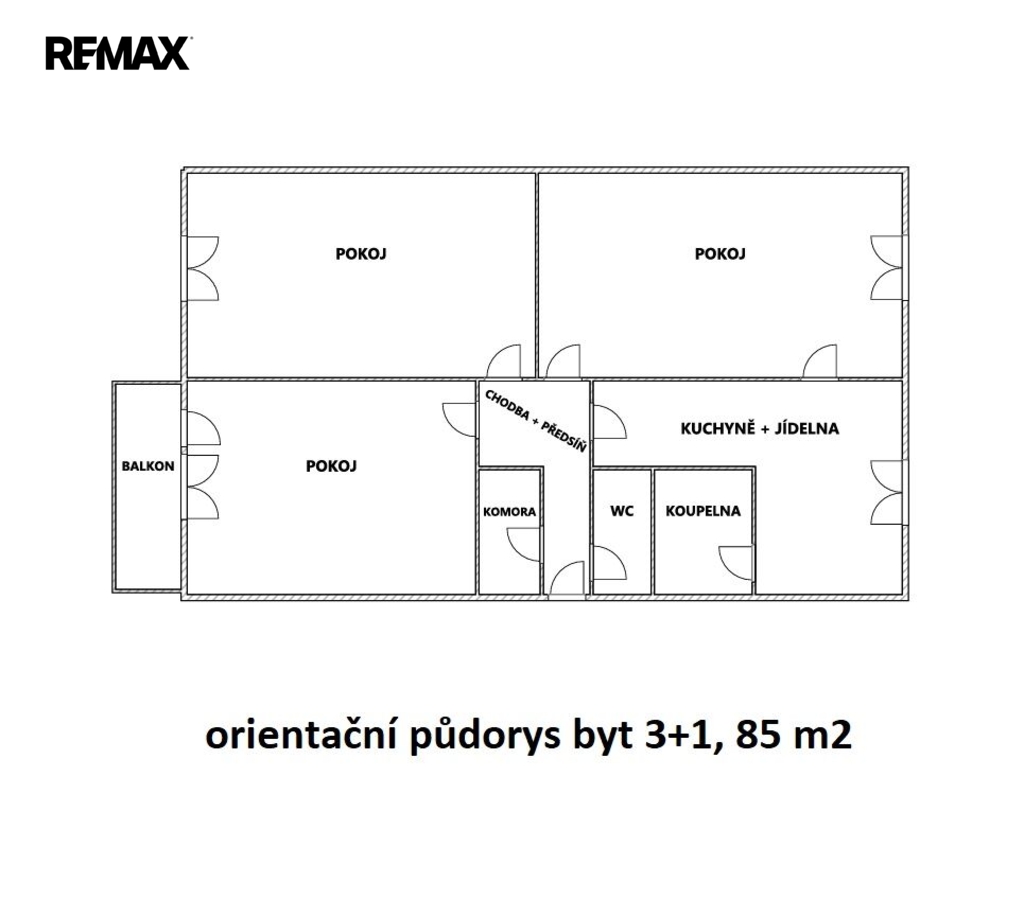 orientační půdorys