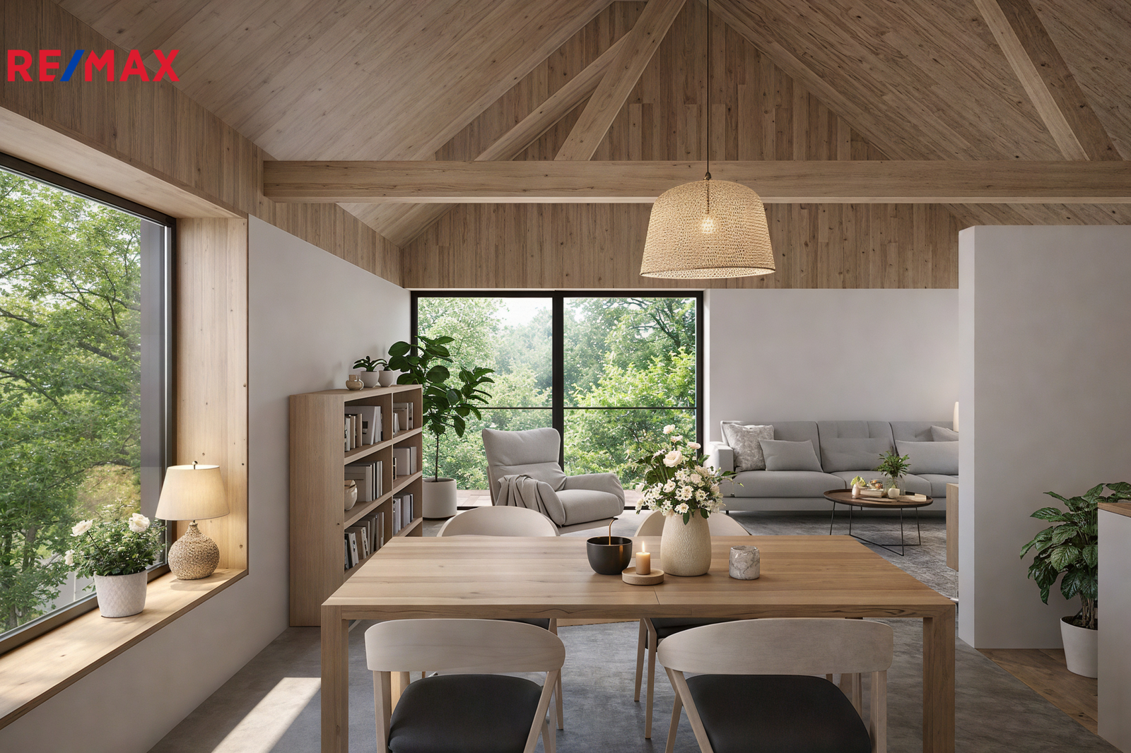 vizualizace interiéru - obytný prostor