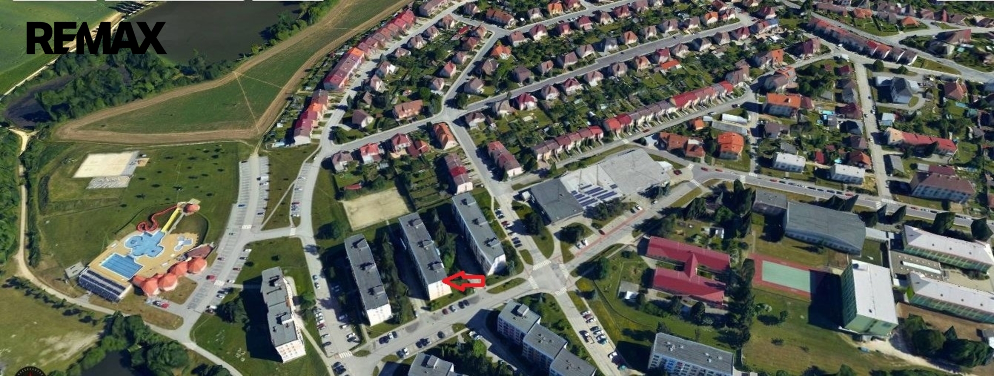 lokace domu ve městě Dačice