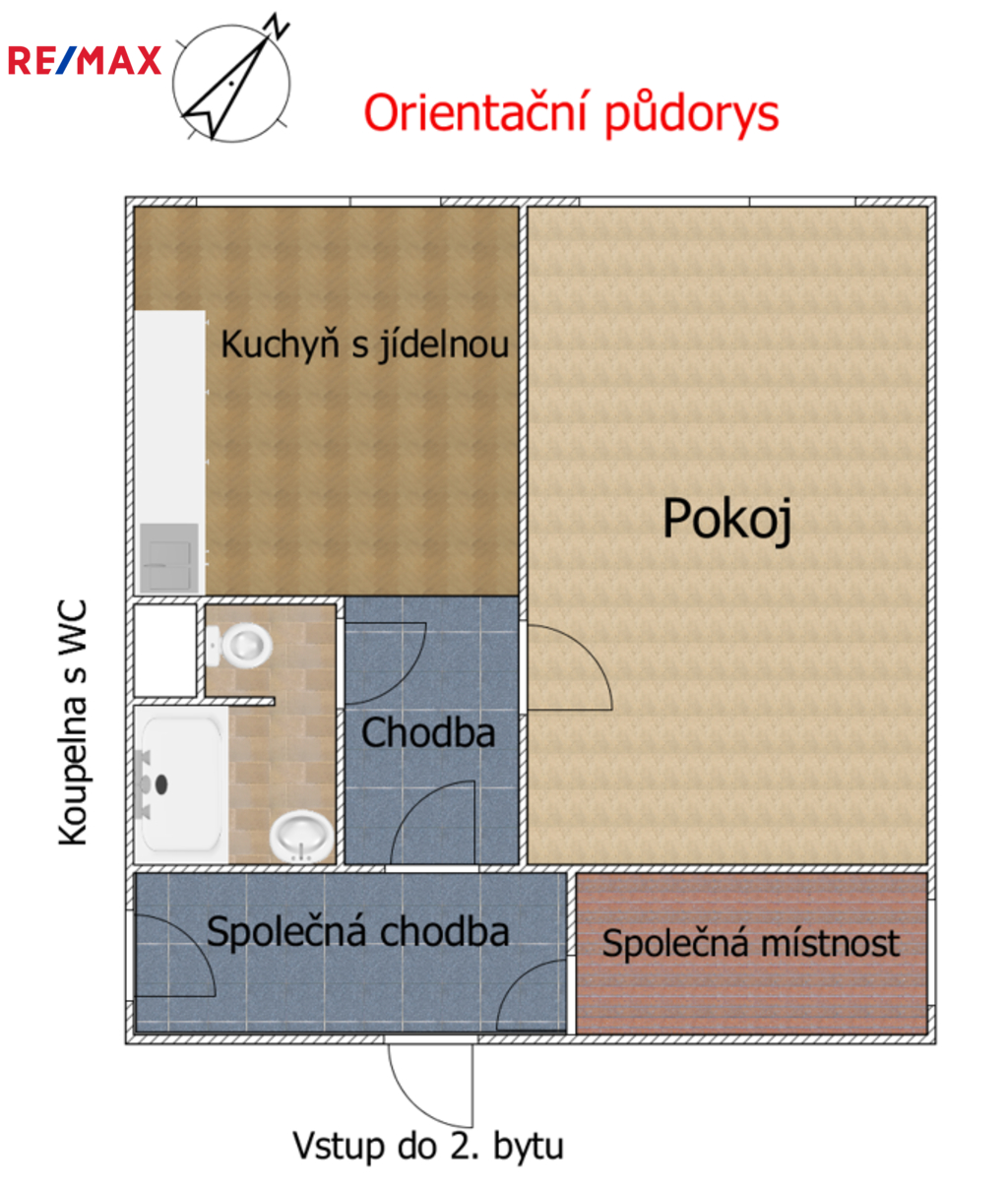 Orientační půdorys