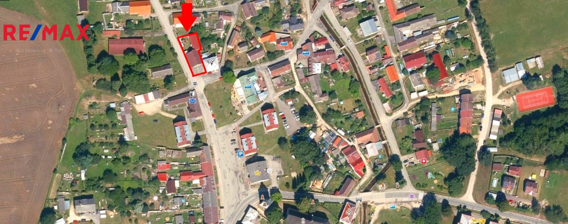 lokace domu v obci
