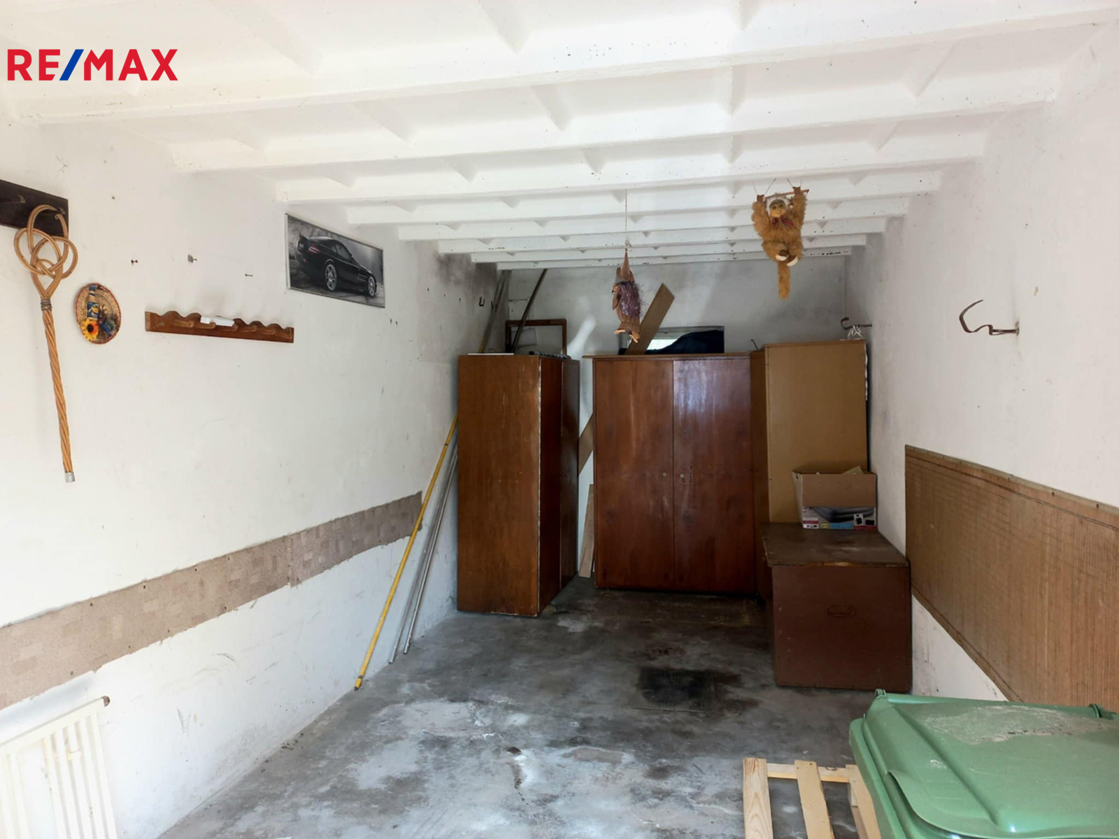 Suchá a čistá garáž.