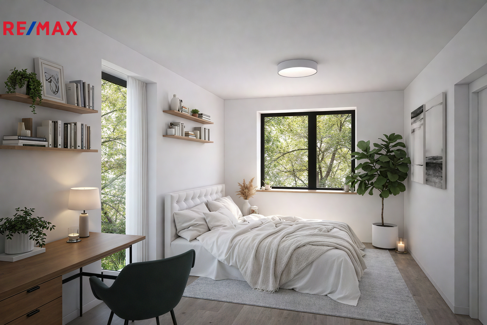 vizualizace interiéru - ložnice