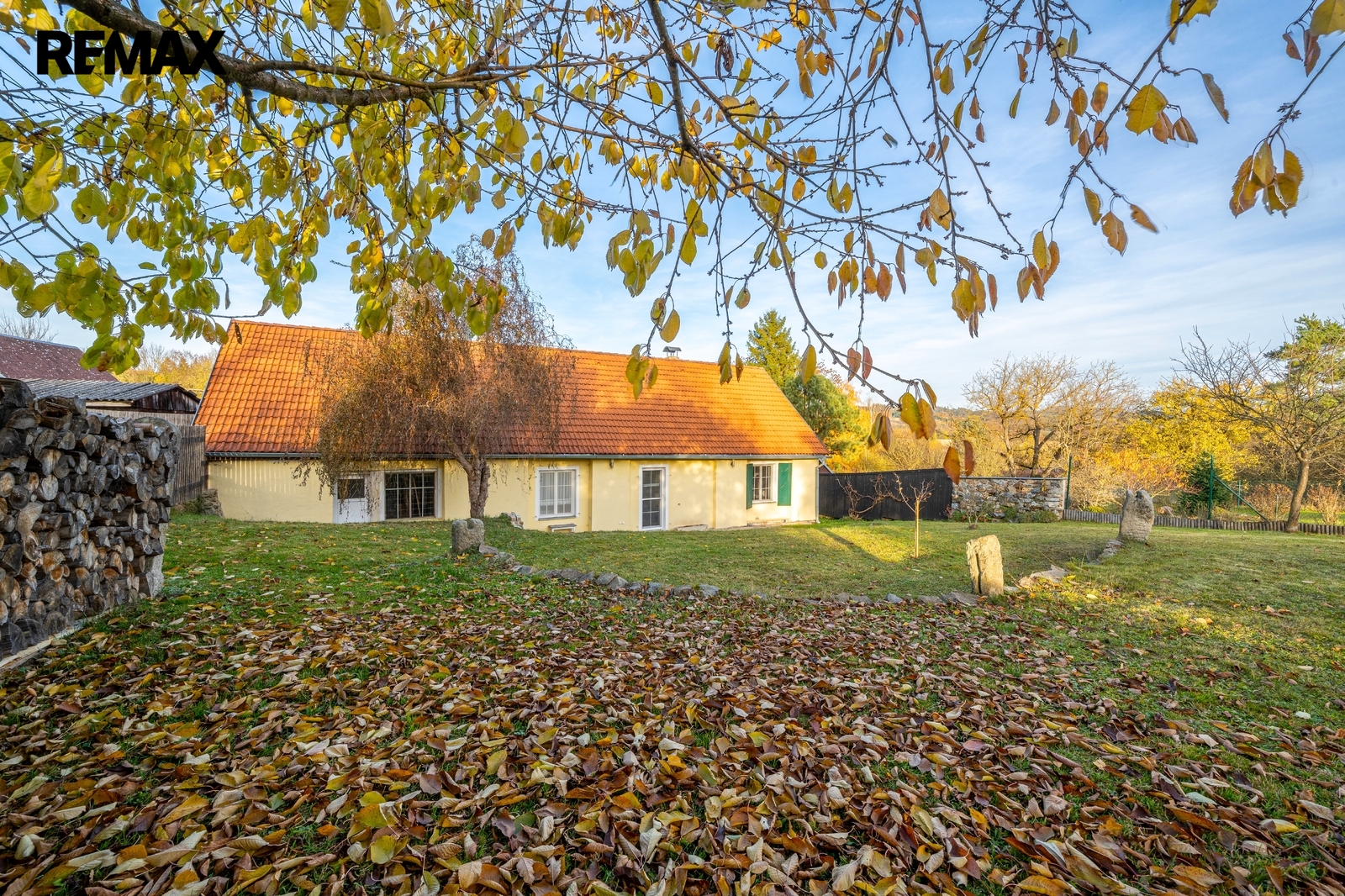 zadní pohled ze zahrady