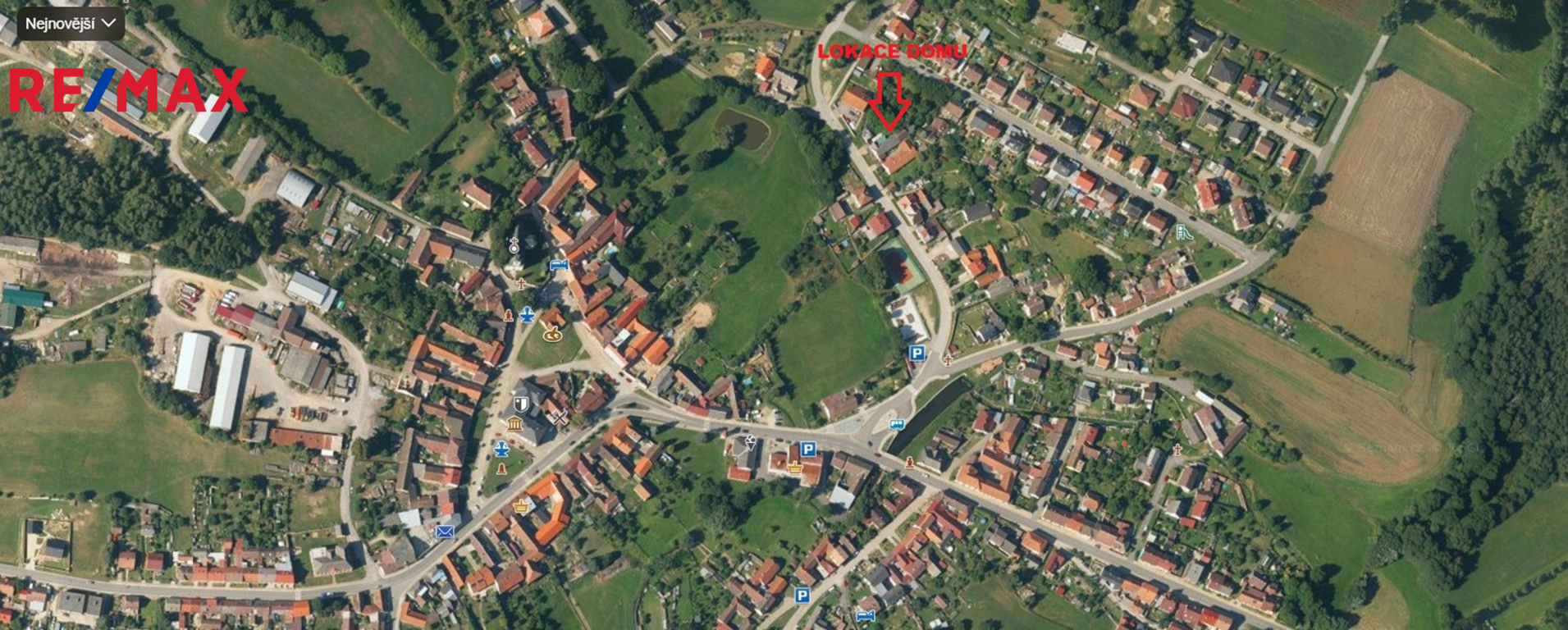 lokace domu v Mrákotíně