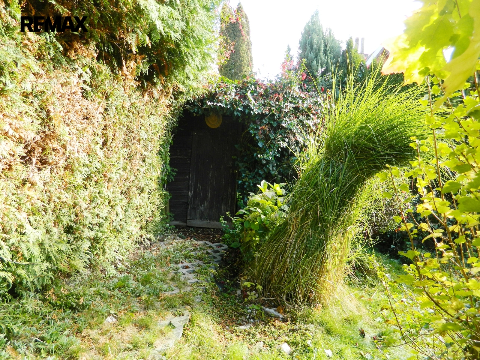 Malá skrytá kůlna.