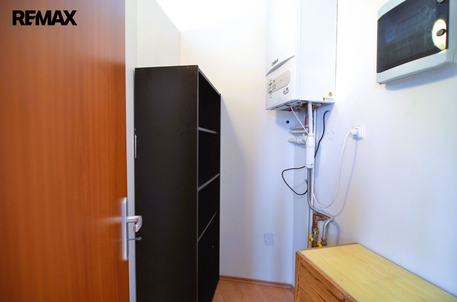 šatna s plynovým kotlem