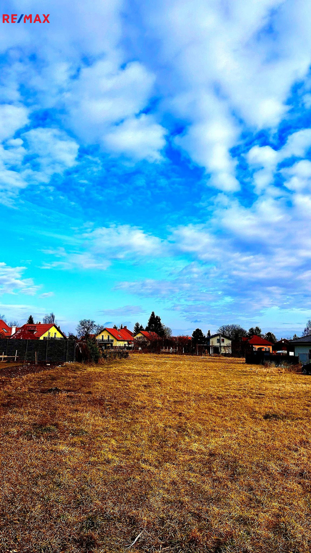Pohled na pozemek