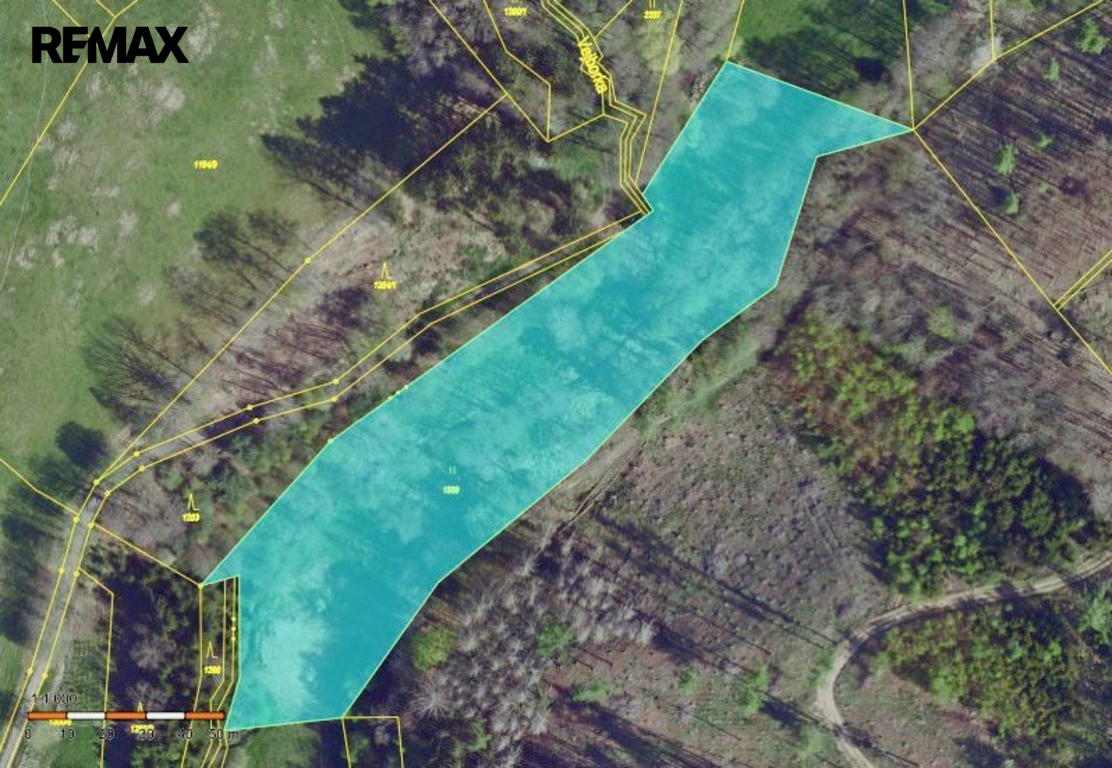 Velký pozemek s projektem na rybník